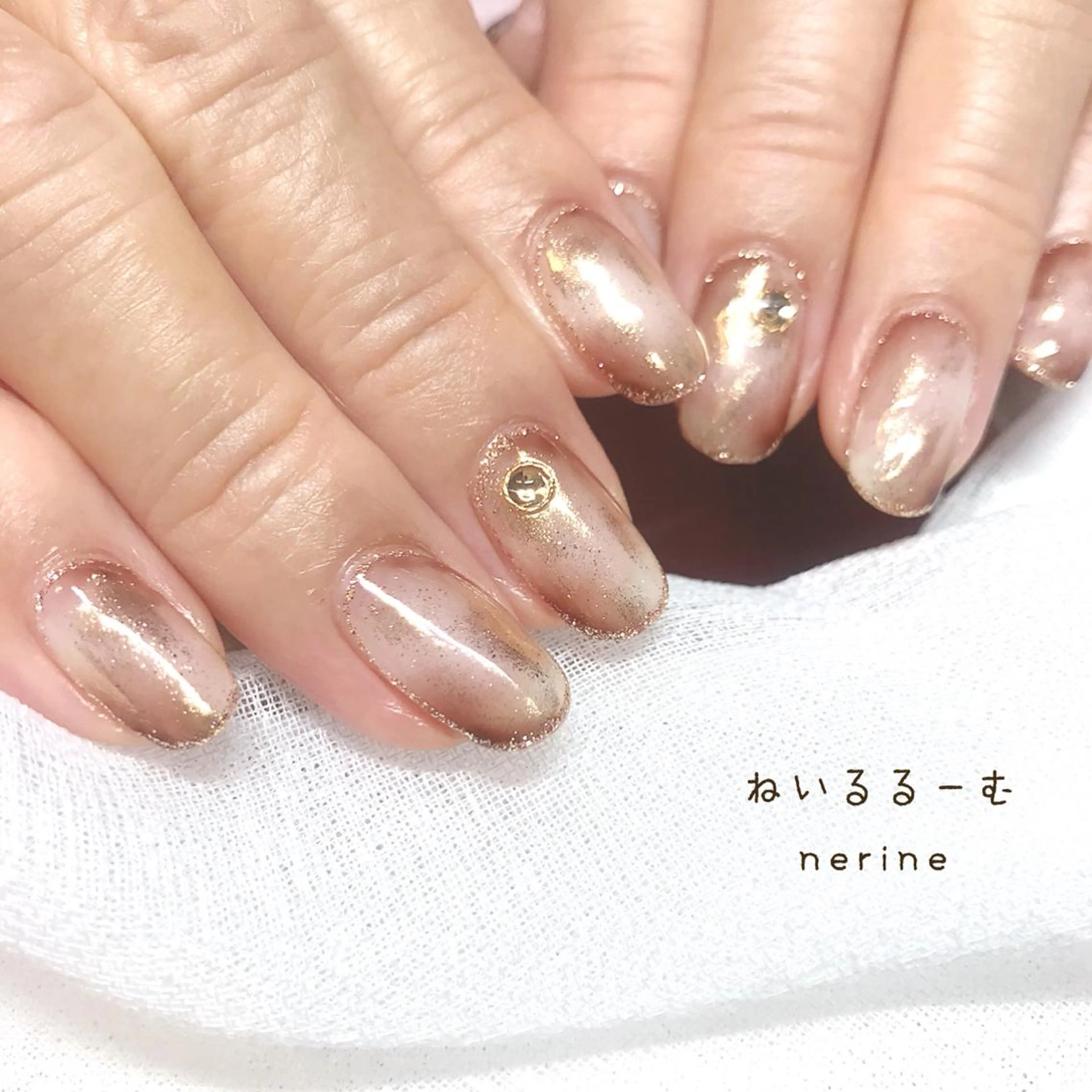 ネイル フットネイル ジェルネイル ニュアンスネイル シンプルネイル ストーンネイル NAILST Naomiのネイルデザイン