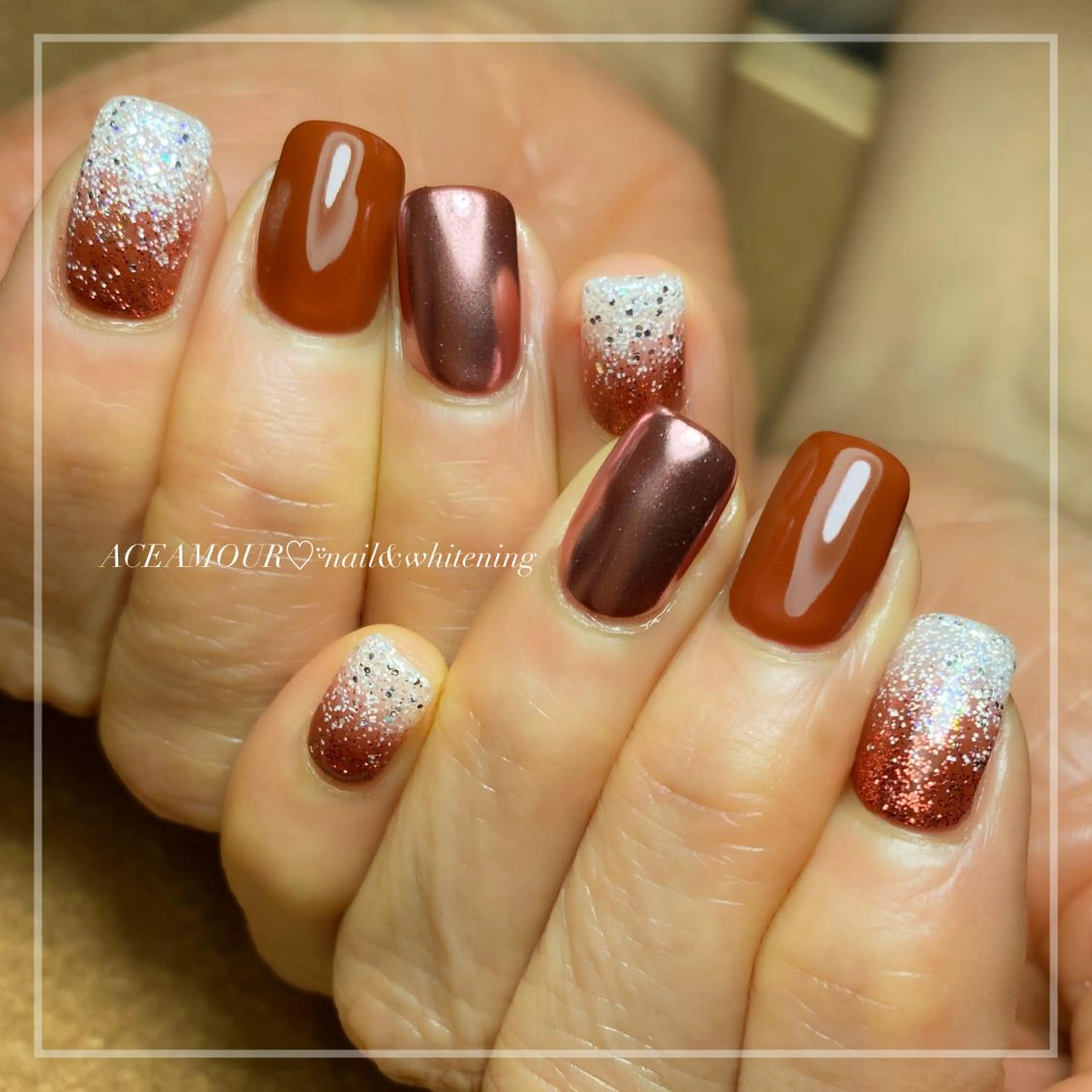 ネイル ネイル/耳つぼ /新ホワイトニングのネイルデザイン