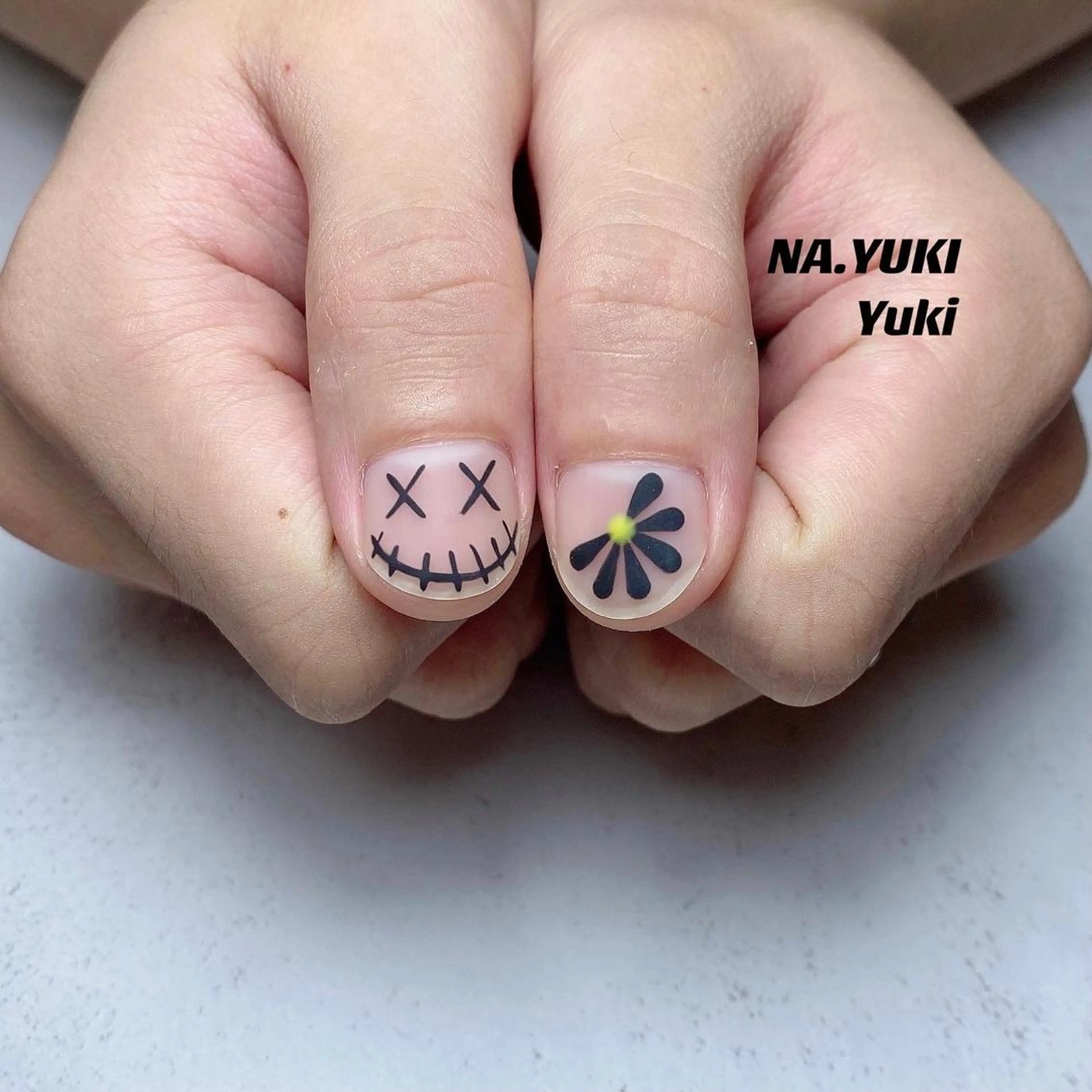 メンズ ネイル ハンドネイル ハンドケア ナユキNA.YUKI 池袋店のネイルデザイン