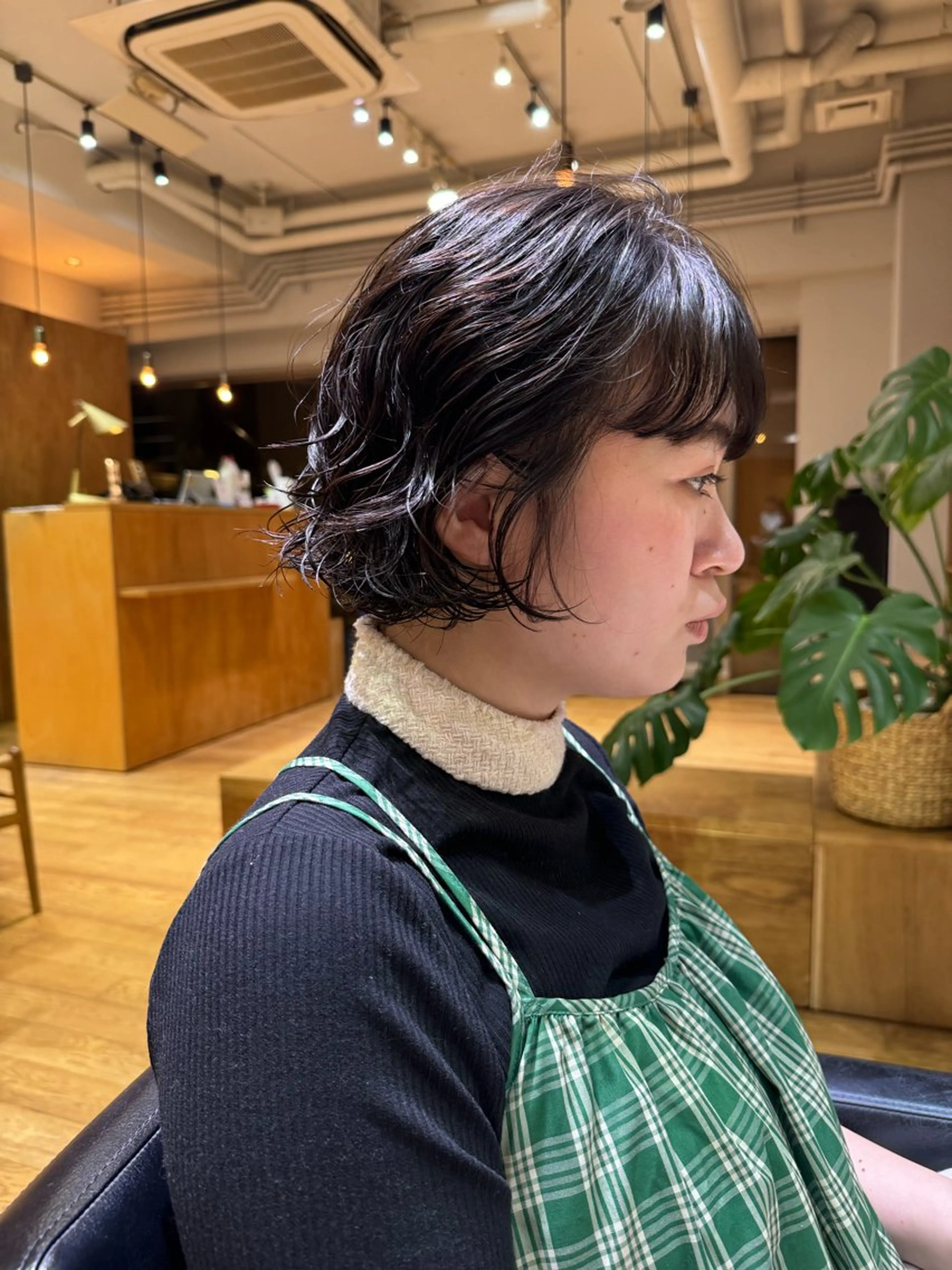 ショート パーマ カット パーマ トリートメント ボブ/ショート 吉田竣のヘアスタイル