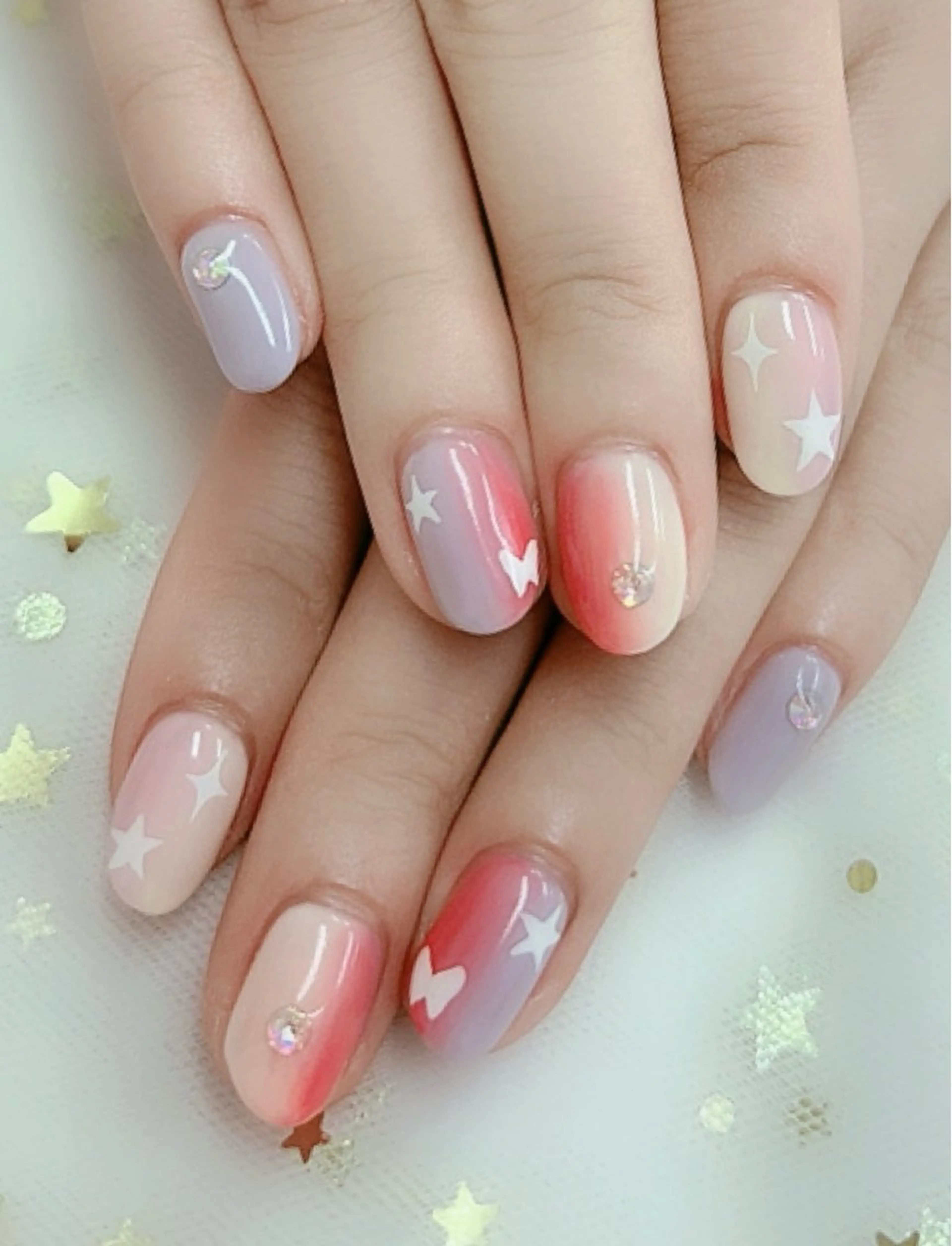 ネイル ハンドネイル 上福岡 らんらんのネイルデザイン