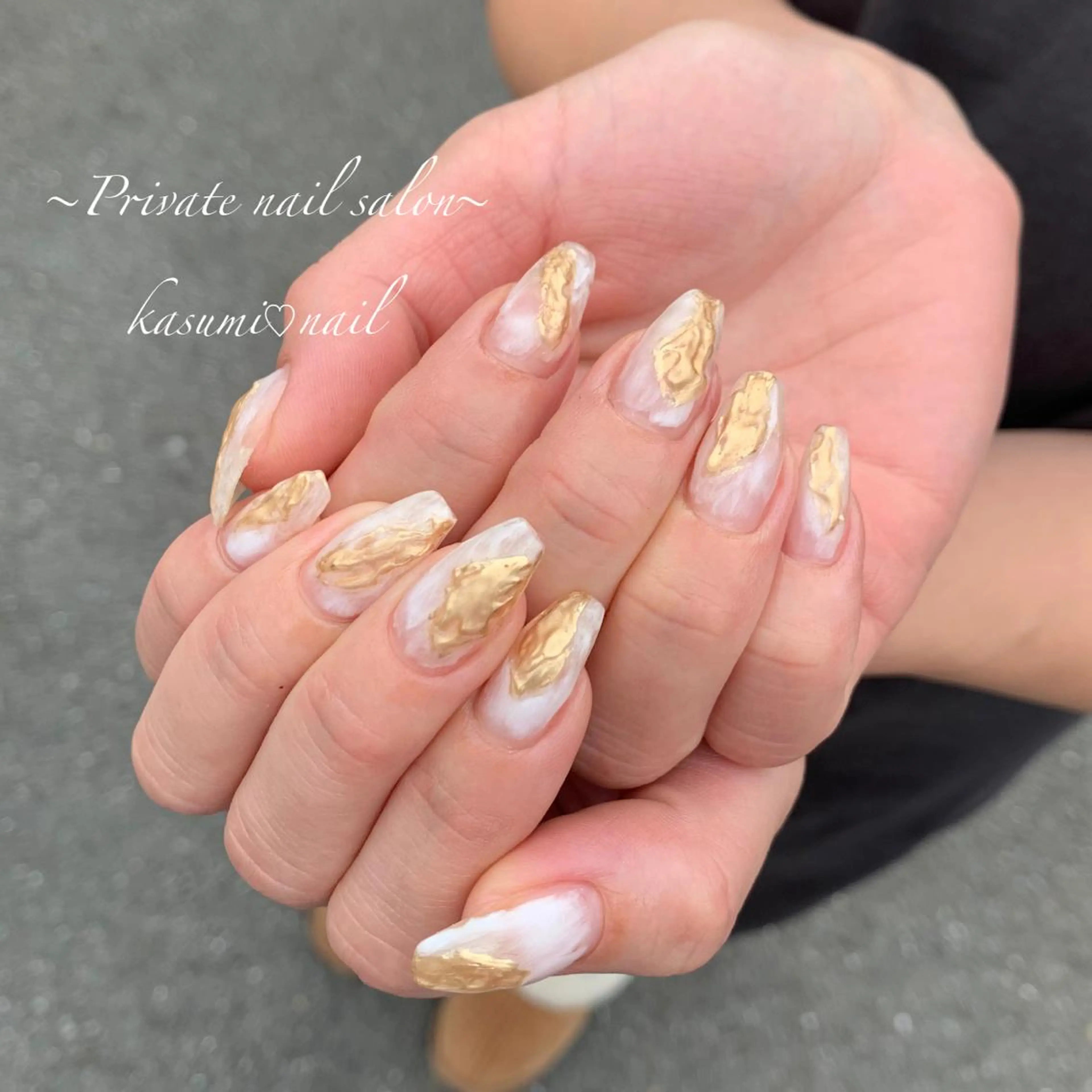 ネイル マグネットネイル ミラーネイル ニュアンスネイル 春ネイル KASUMI♡ Nailのネイルデザイン