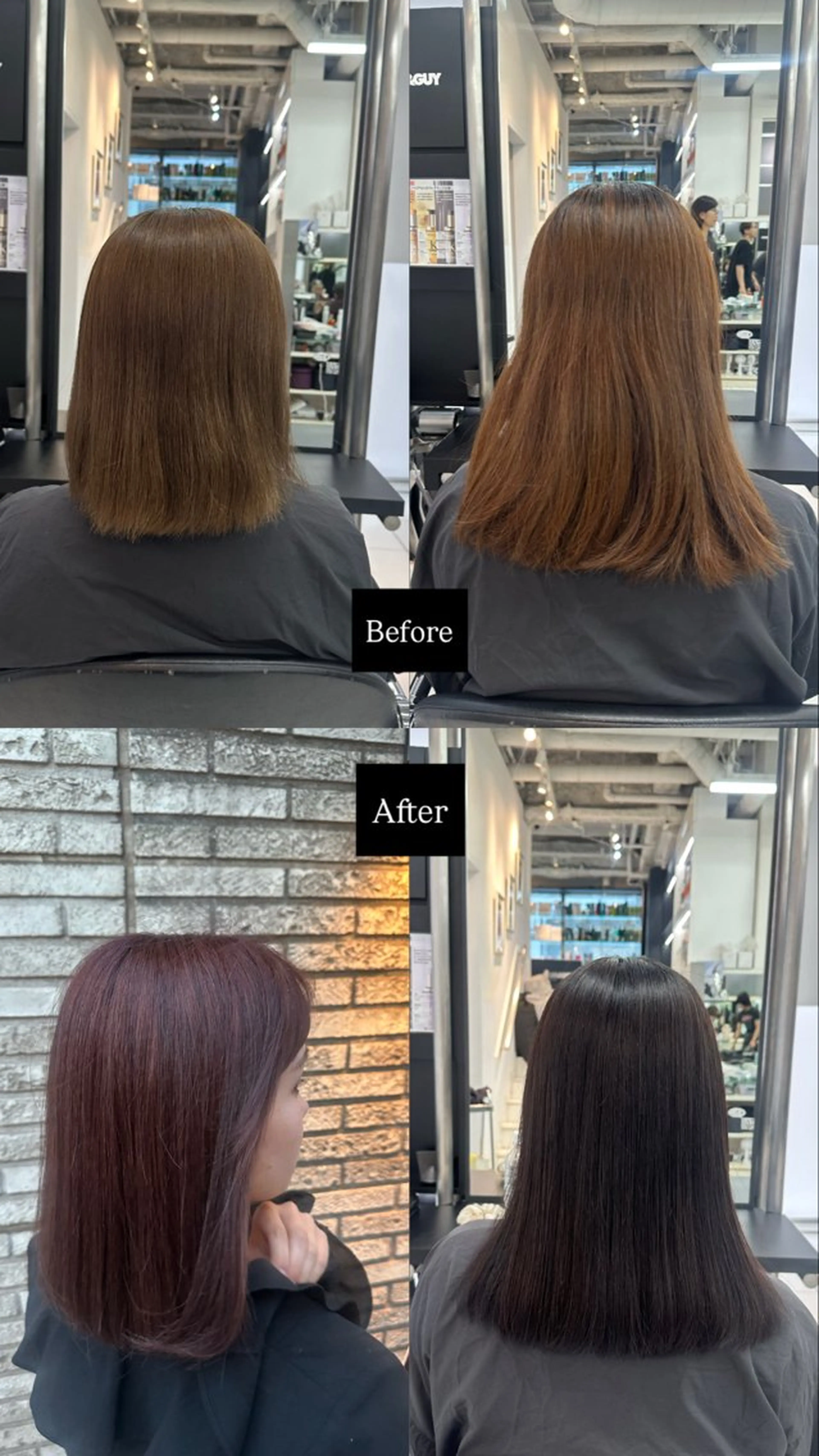 ミディアム はにいハイライト カラー募集中のヘアスタイル