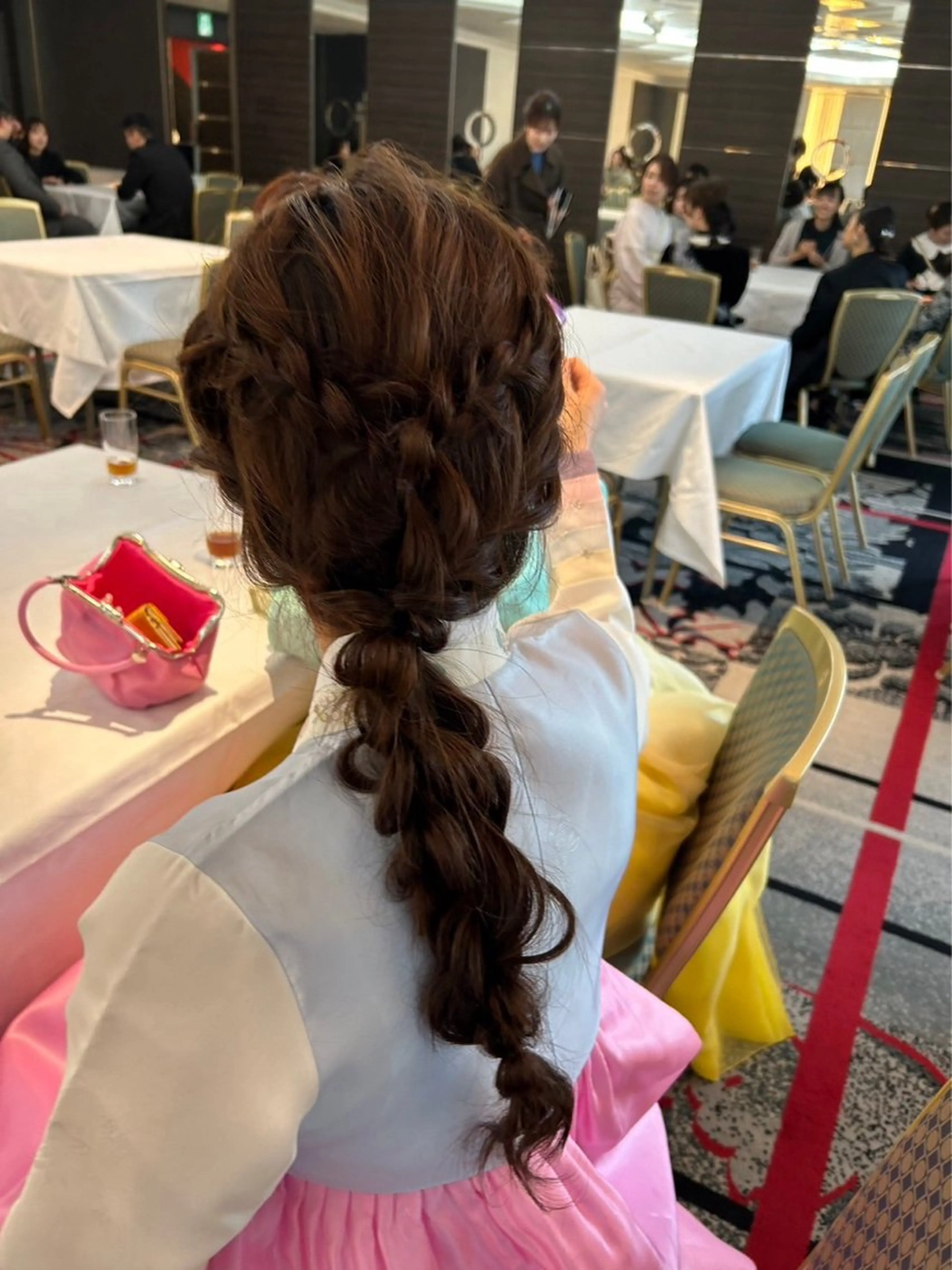 ヘアアレンジ 白髪ぼかし 👒堀江・ヨンスクのヘアスタイル