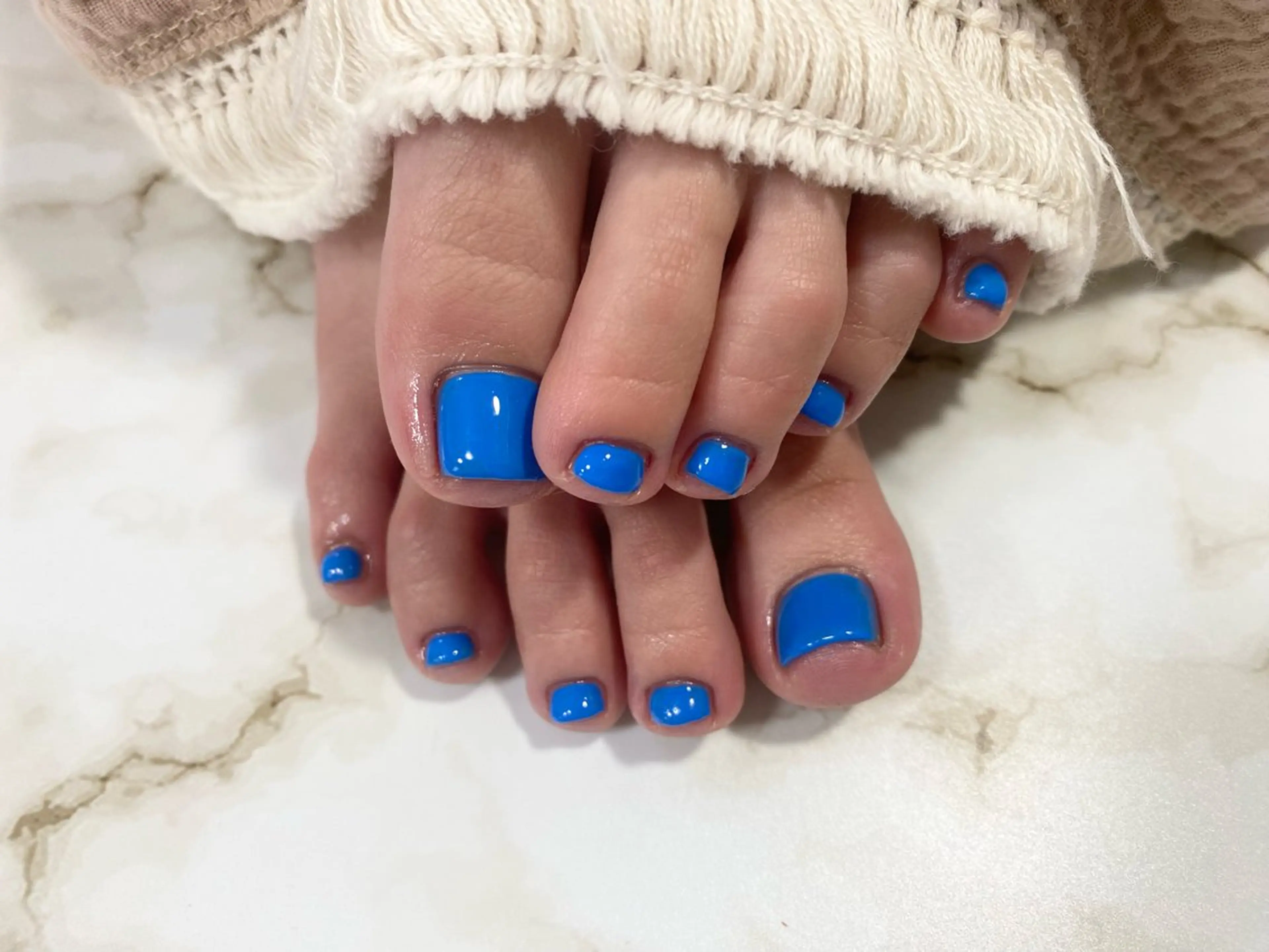 foot♡ワンカラーの写真