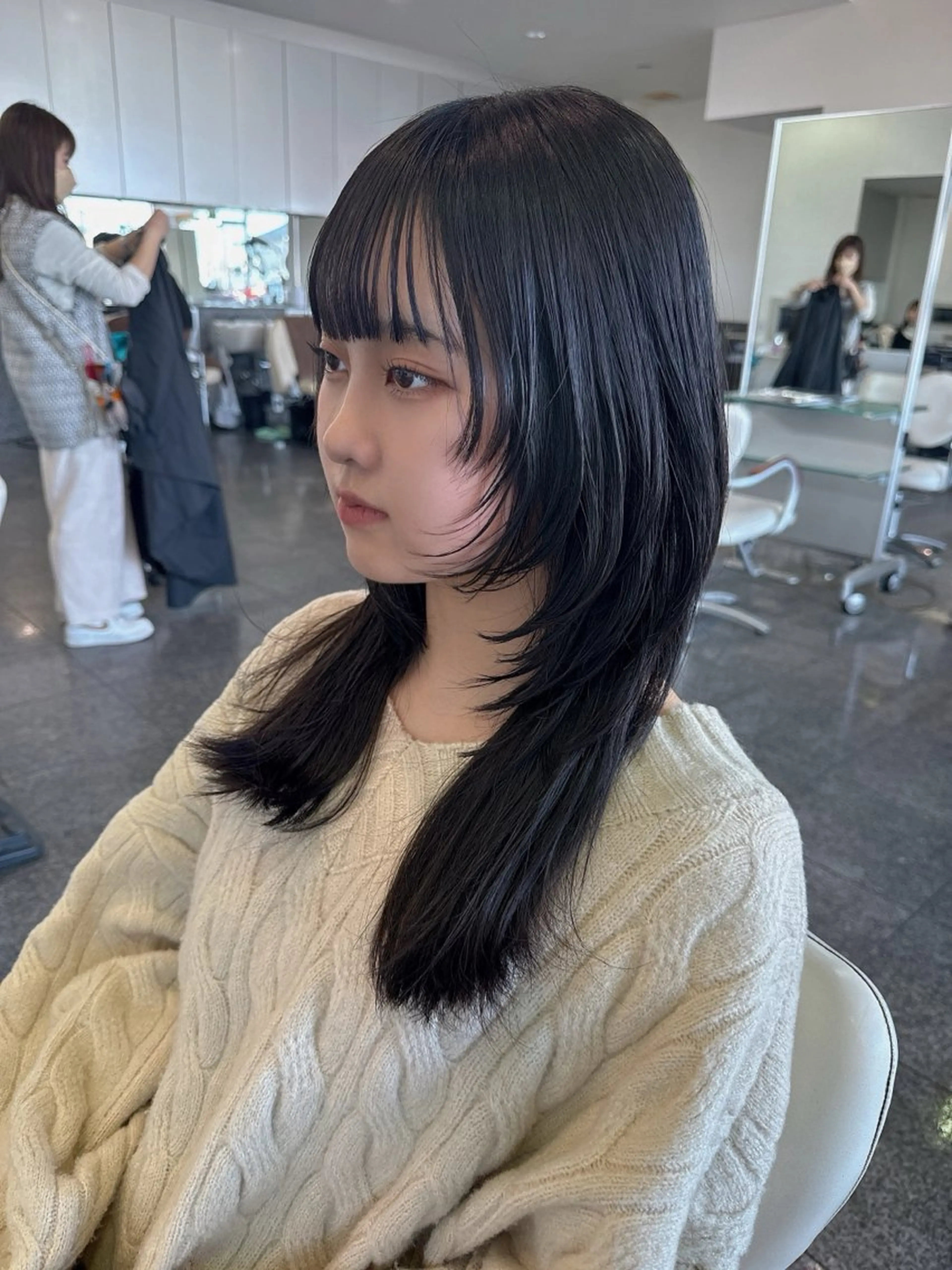 ロング カラー ロング ウルフカット カット 🫧ヒシダアキ /taboo🫧のヘアスタイル