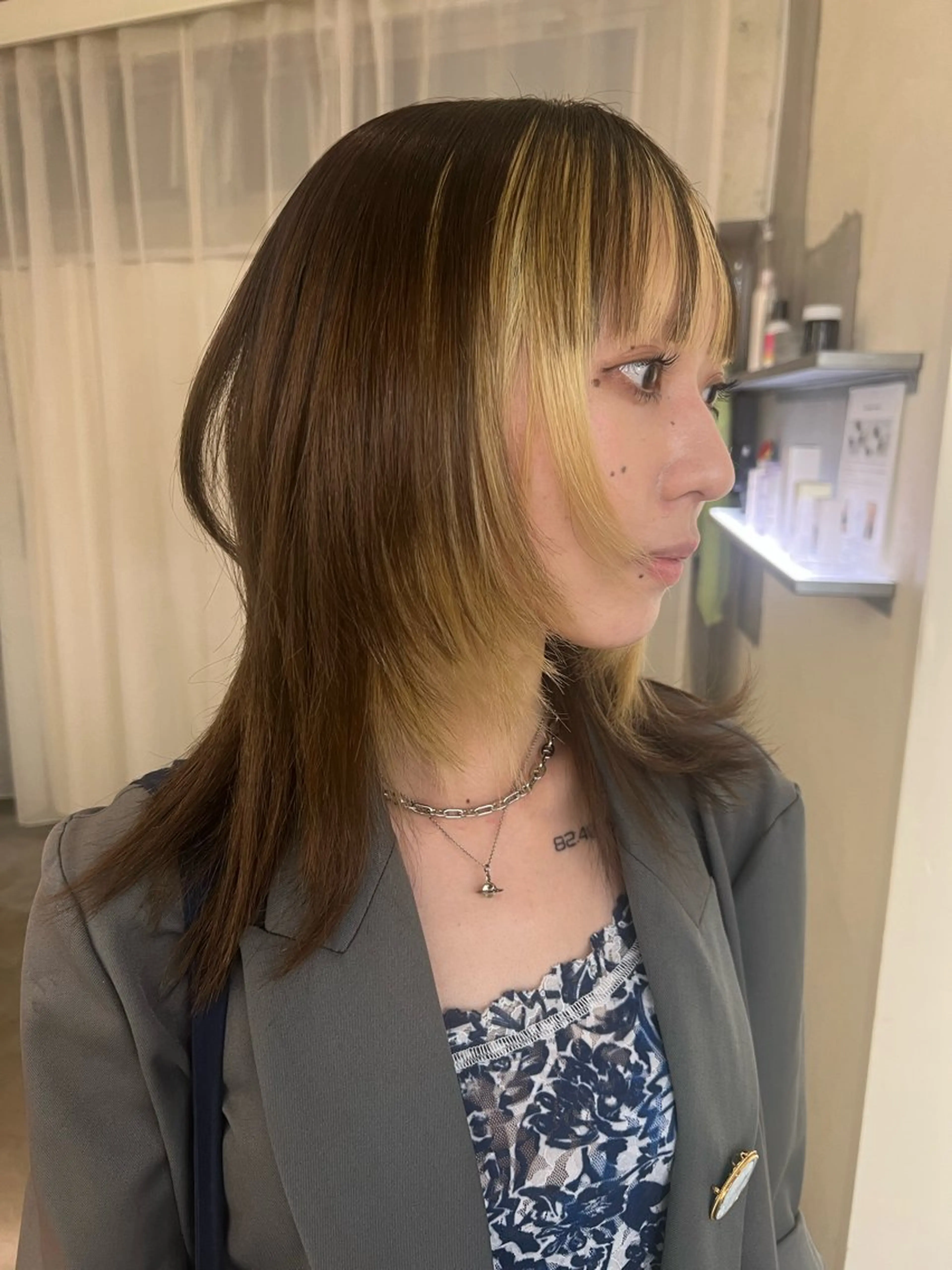 ロング パーマ haco＋所属・圧倒的デザイン力 店長🎨RENAのヘアスタイル