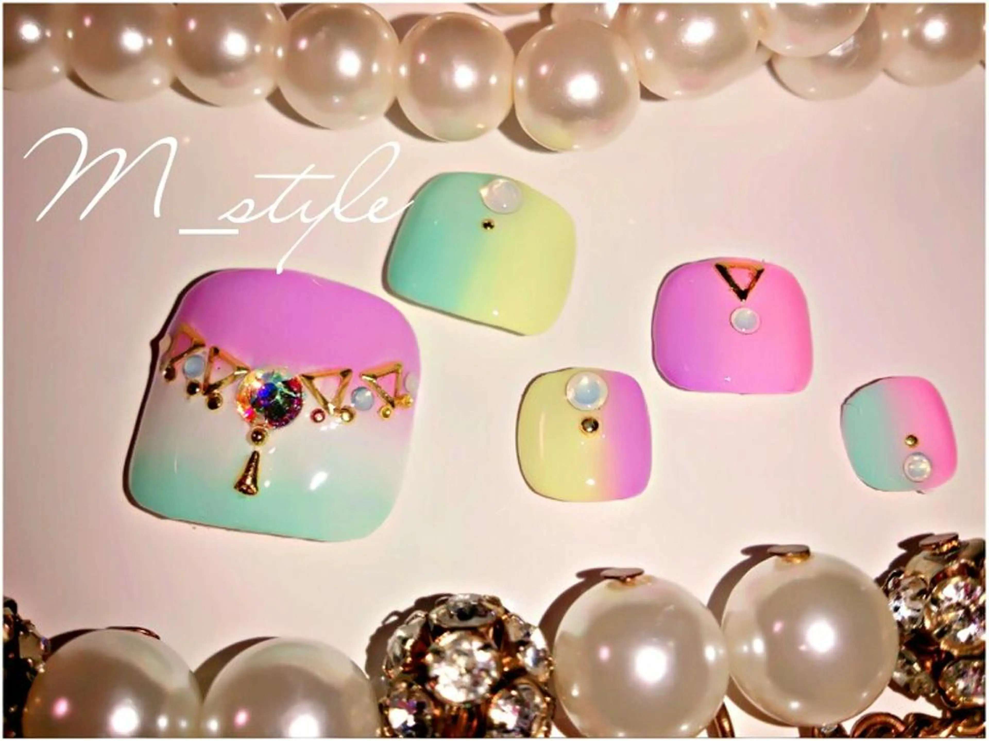 ネイル 下妻市ﾈｲﾙｻﾛﾝ M_styleのネイルデザイン