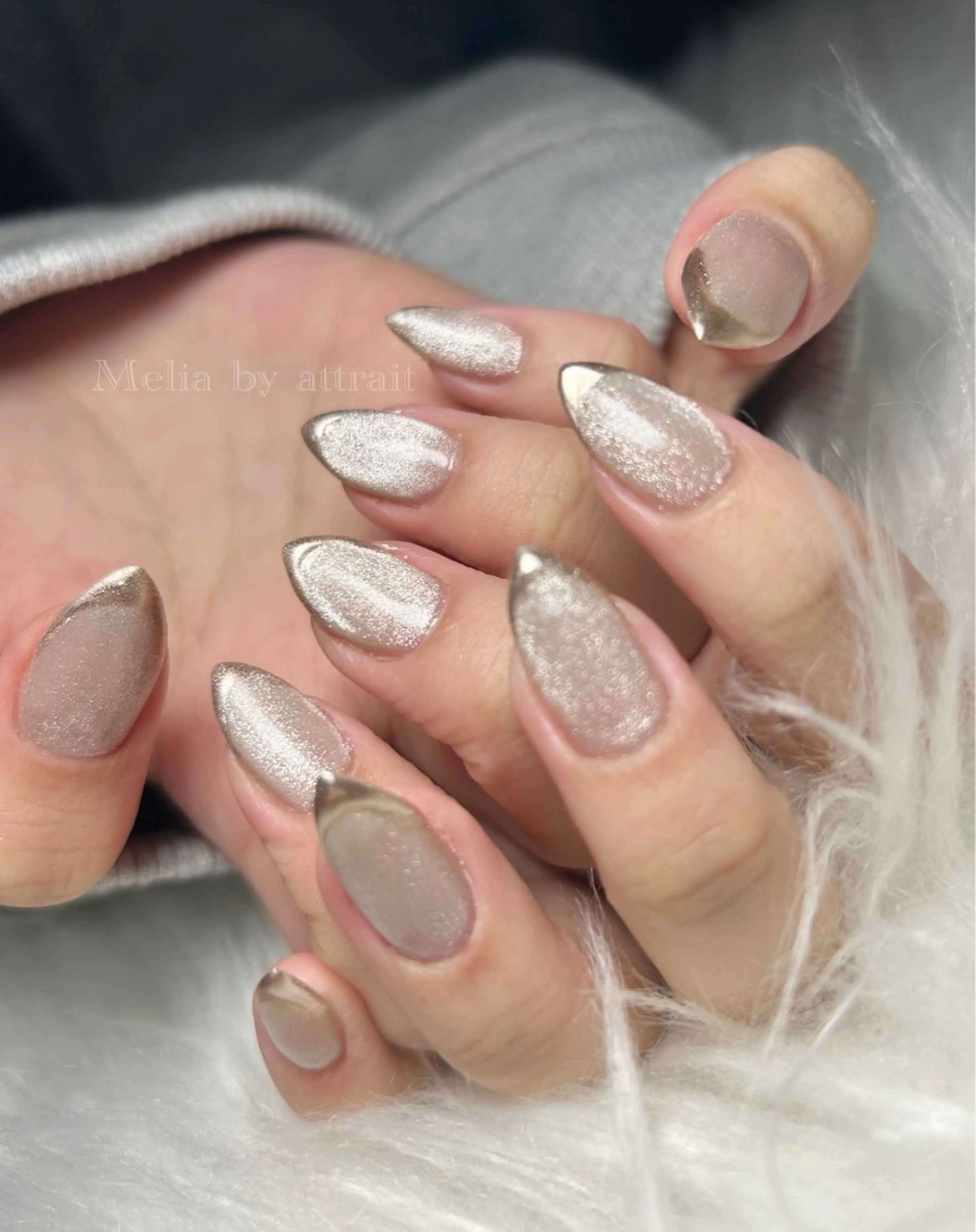 ネイル Melia by attrait所属・Melia by attrait🌿杏のネイルデザイン