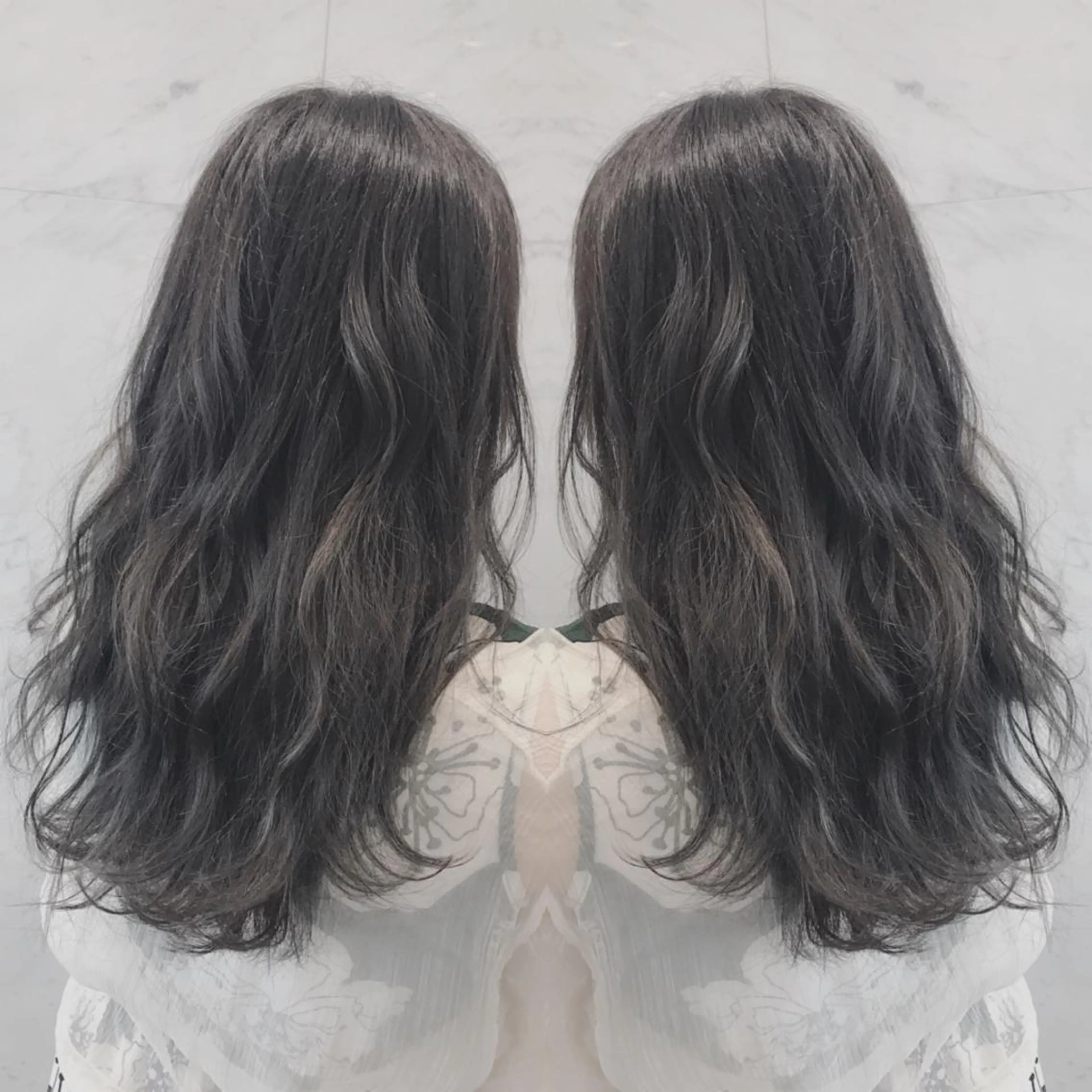 ロング ヘアカラー cecil hair所属・重政 和樹のヘアスタイル