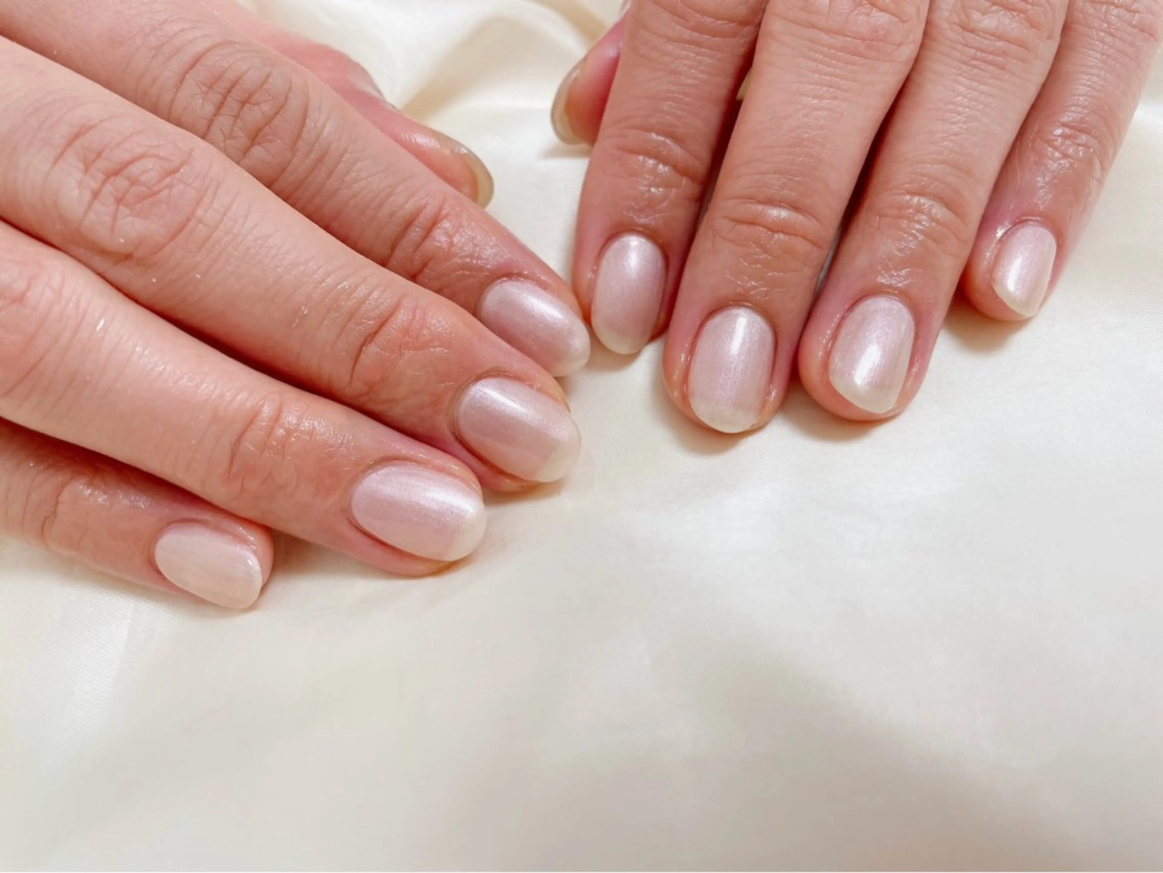 ネイル オーロラネイル フットネイル フレンチネイル ジェルネイル 韓国ネイル kikinail 溝の口のネイルデザイン