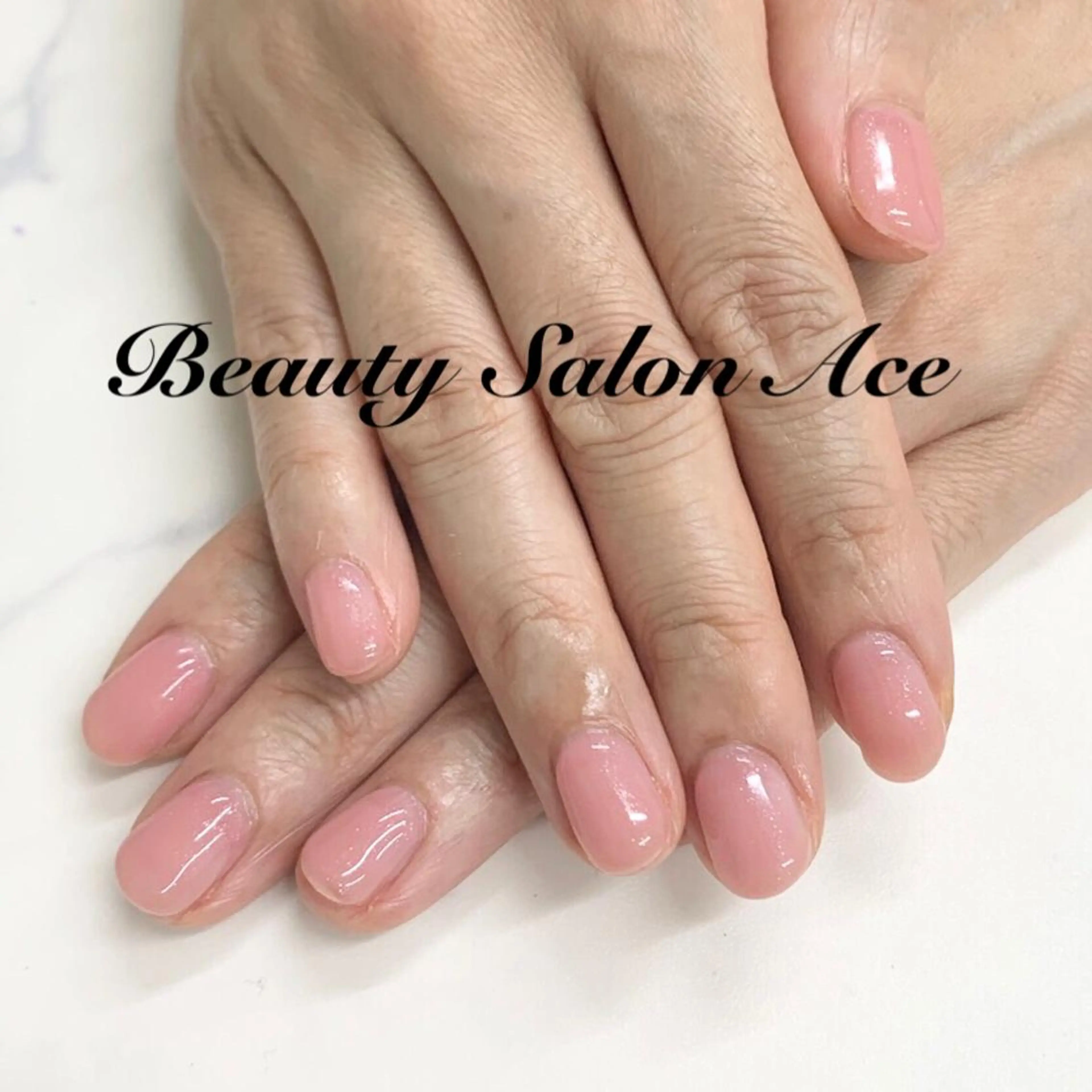 ネイル アートネイル 長さ出し ジェルネイル メンズネイル ワンカラーネイル Beauty Salon Ace(ネイルサロン エース)所属・池袋フィルイン Ace♡長さだしのネイルデザイン