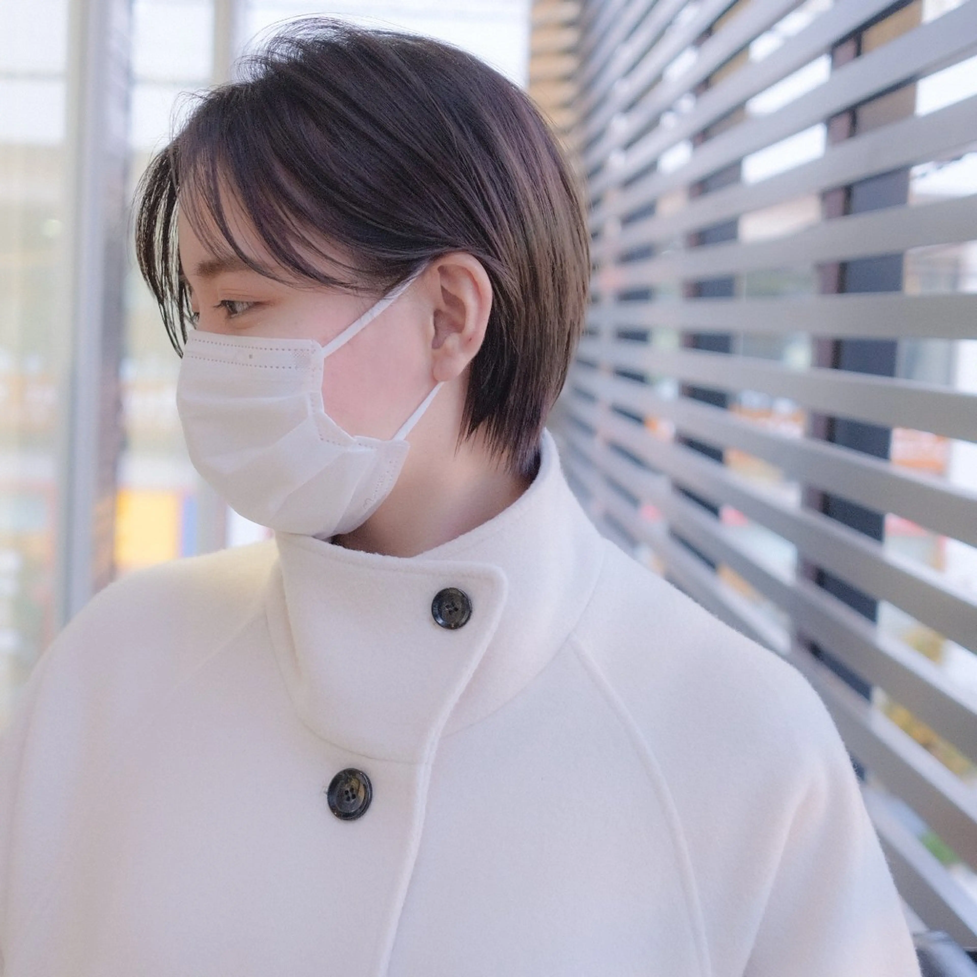 ショート カラー ショートヘア 【表参道】ショート/ ボブ/くせ毛カットのヘアスタイル