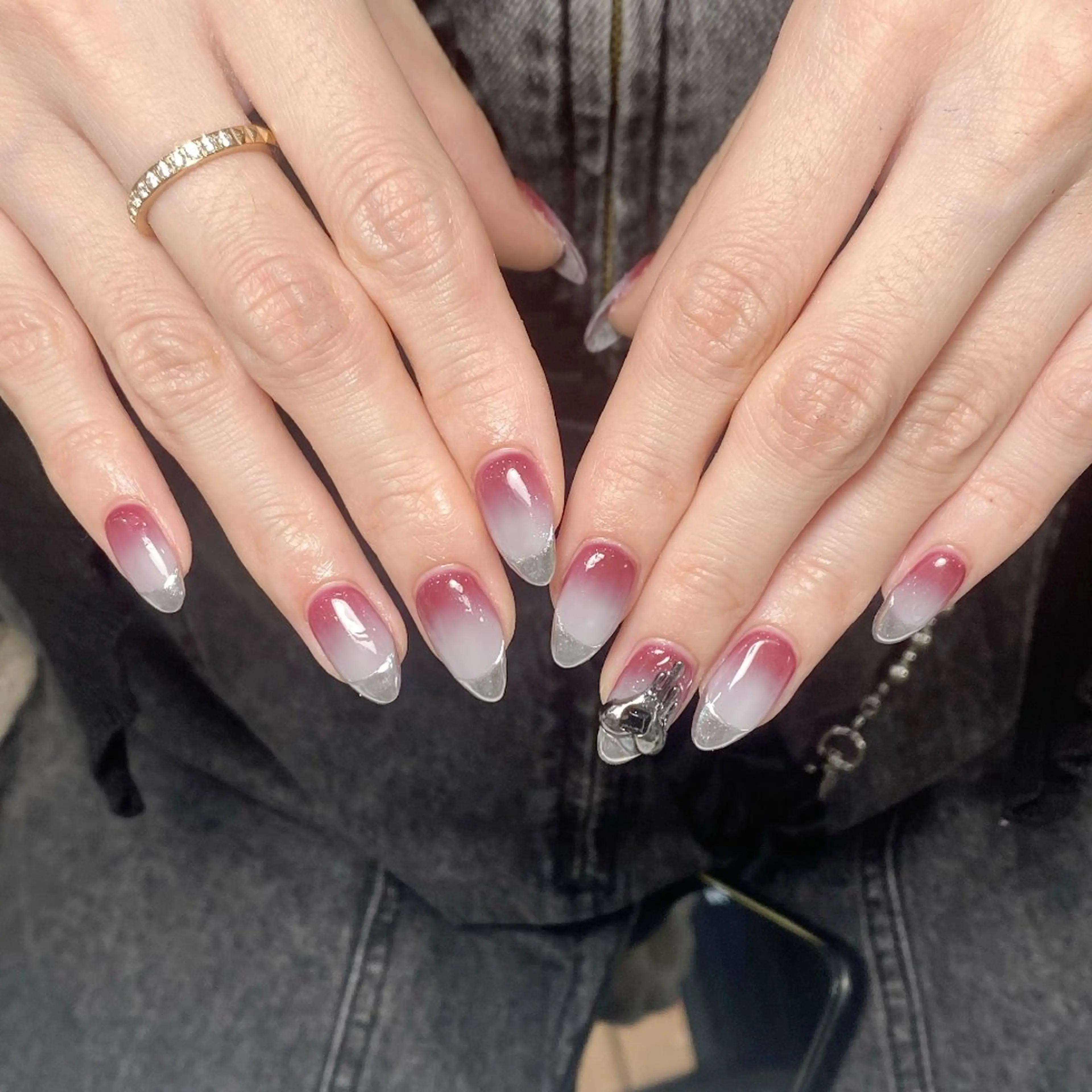 ネイル クリアネイル フラッシュネイル フットネイル フレンチネイル ジェルネイル ハンドネイル UM Nail Salonのネイルデザイン