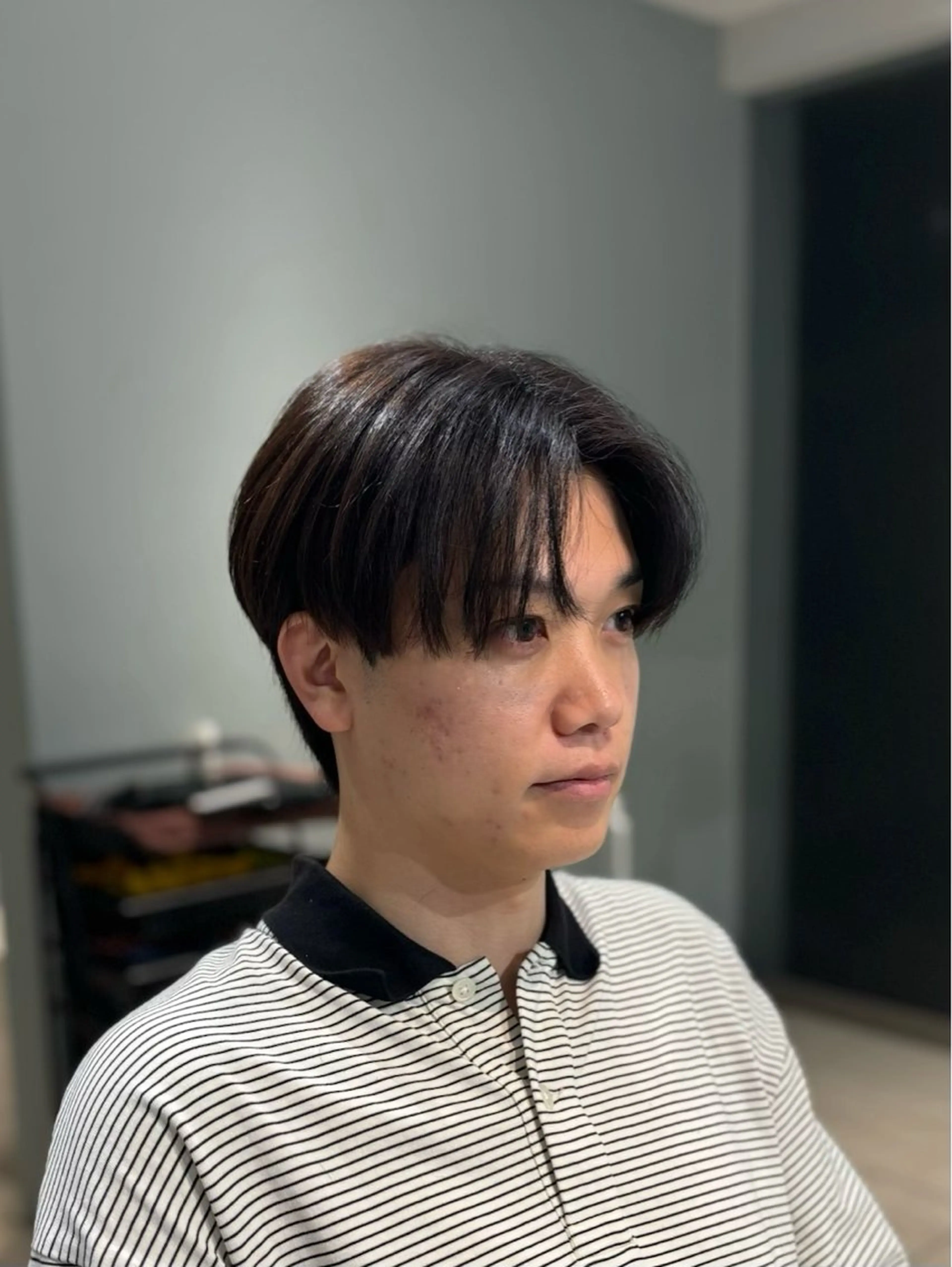 ショート パーマ メンズ カット トリートメント 韓国メンズヘア/ ダウンパーマ/歩夢のヘアスタイル