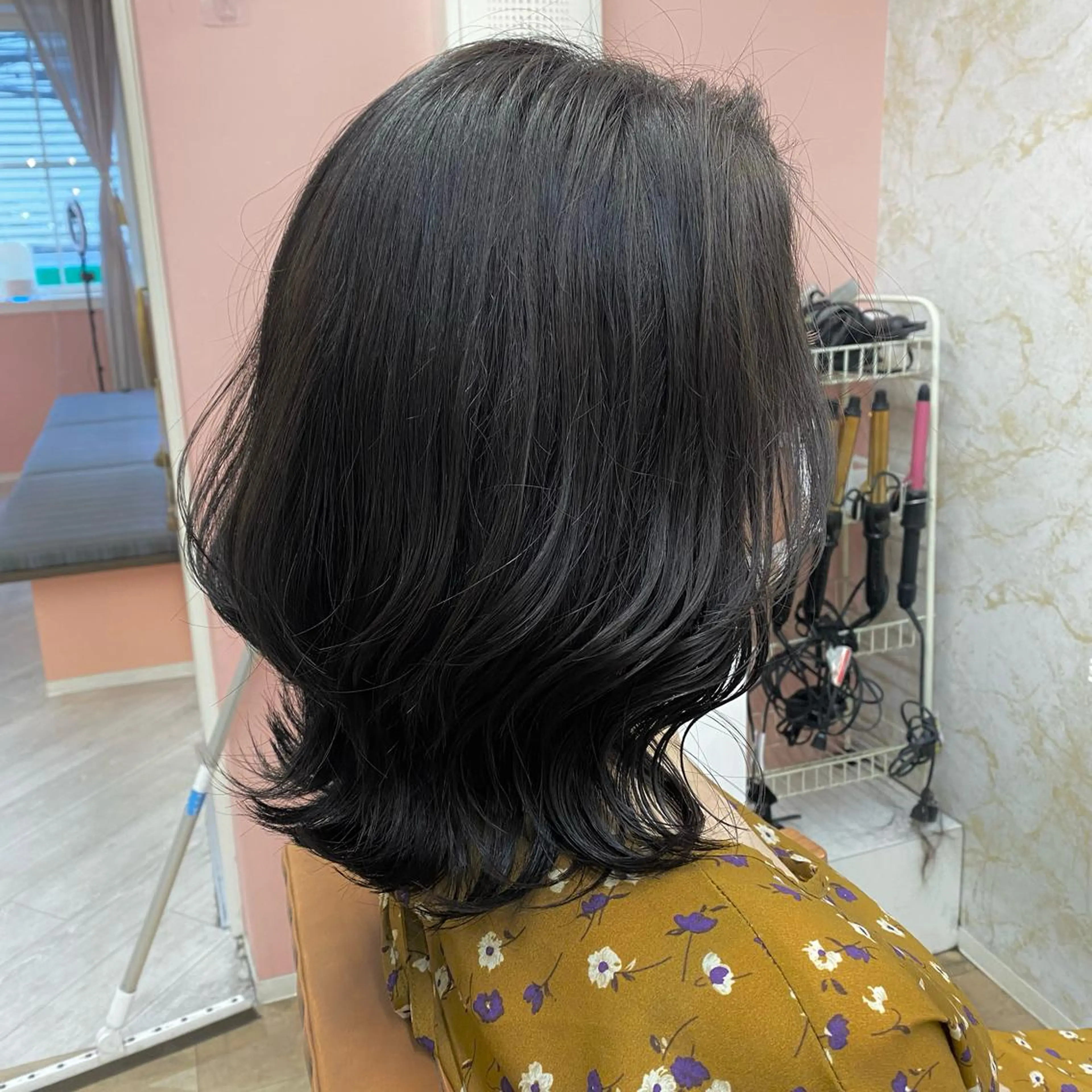 セミロング 【ハイライト】 YUYAのヘアスタイル