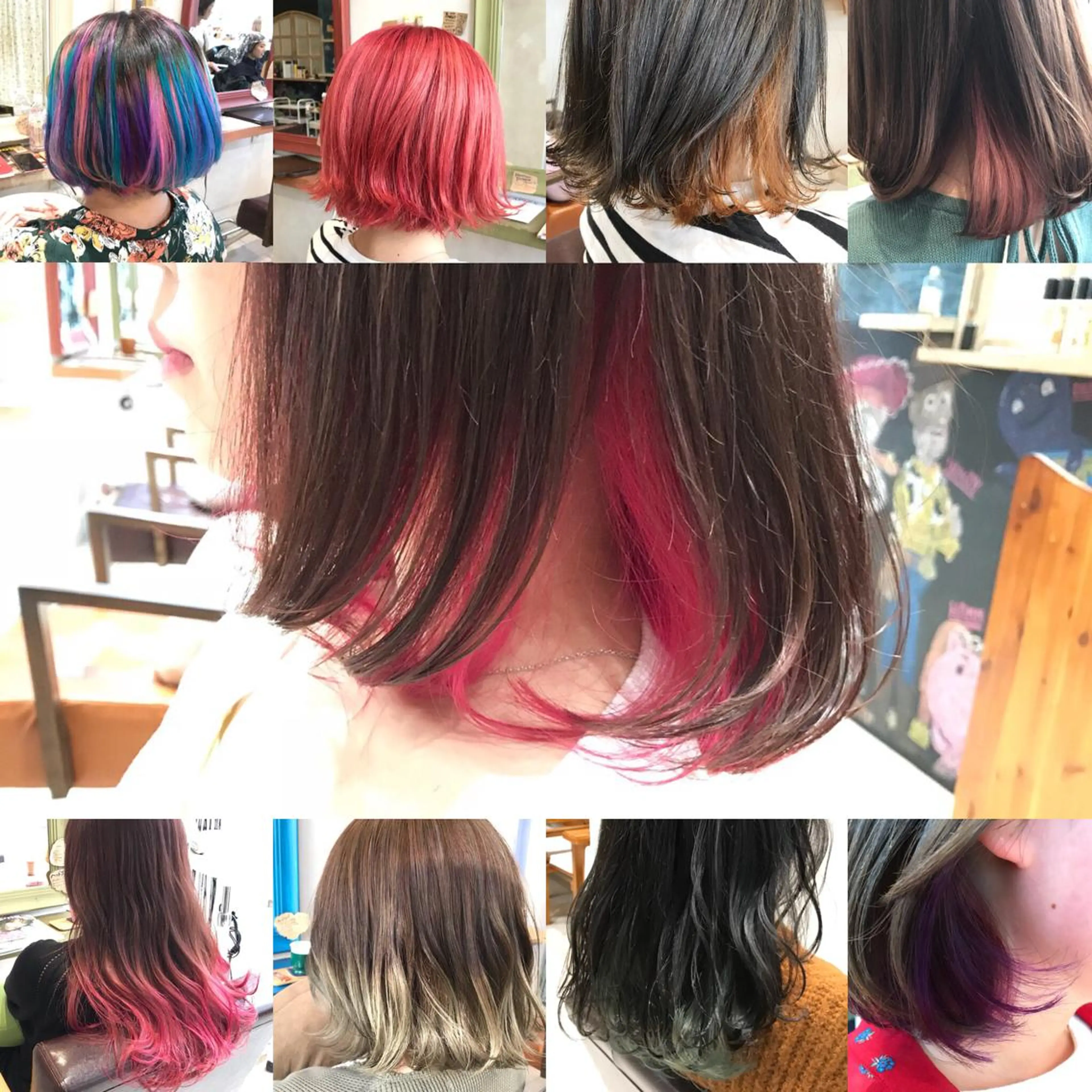 ショート カラー インナーカラー メンズ指名多数!! SiLO 田島のヘアスタイル