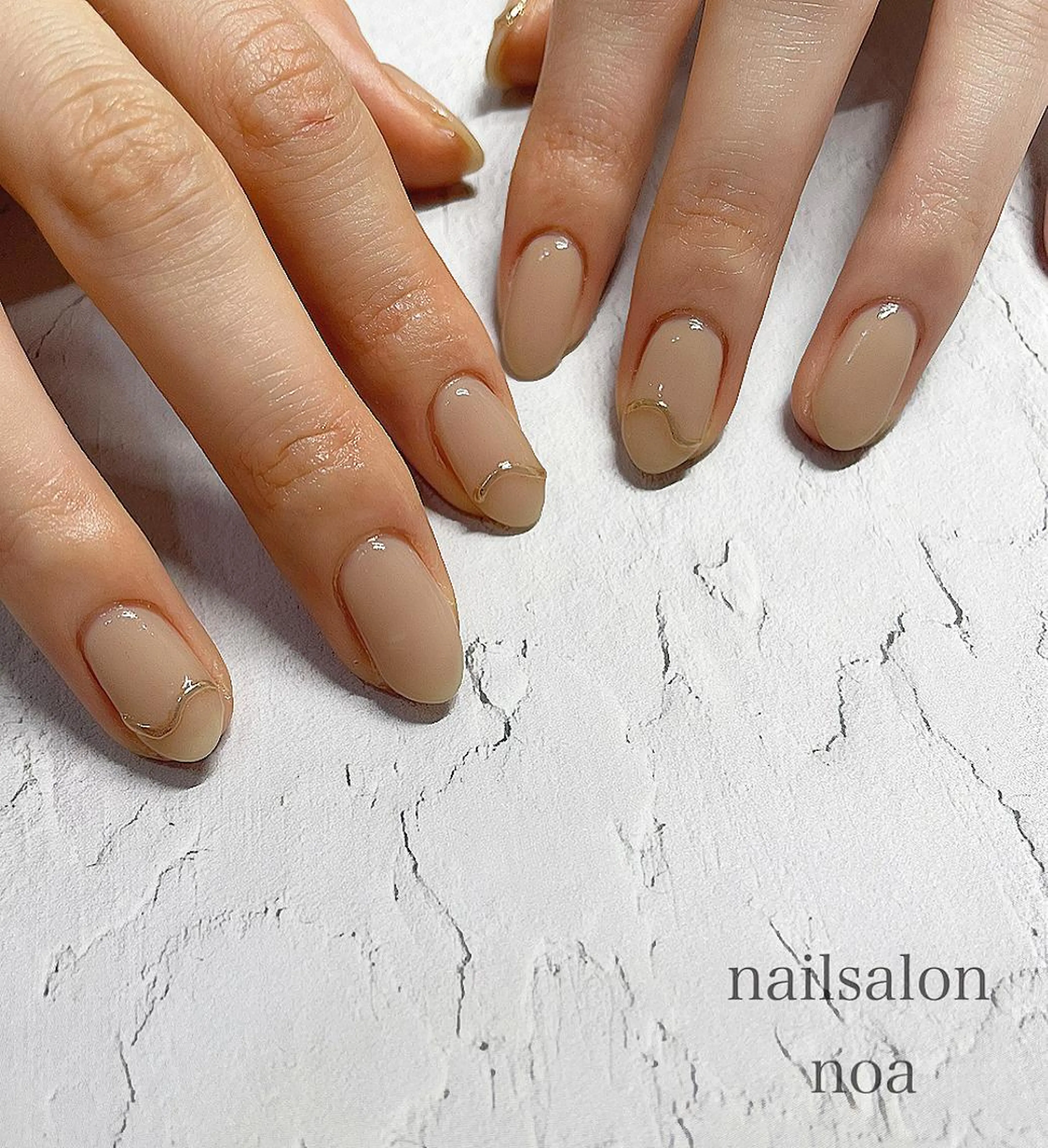 ネイル アートネイル オーロラネイル カジュアル ジェルネイル 氷ネイル・うるうるネイル nailsalon noa所属・ショートネイル専門店 sakiのネイルデザイン