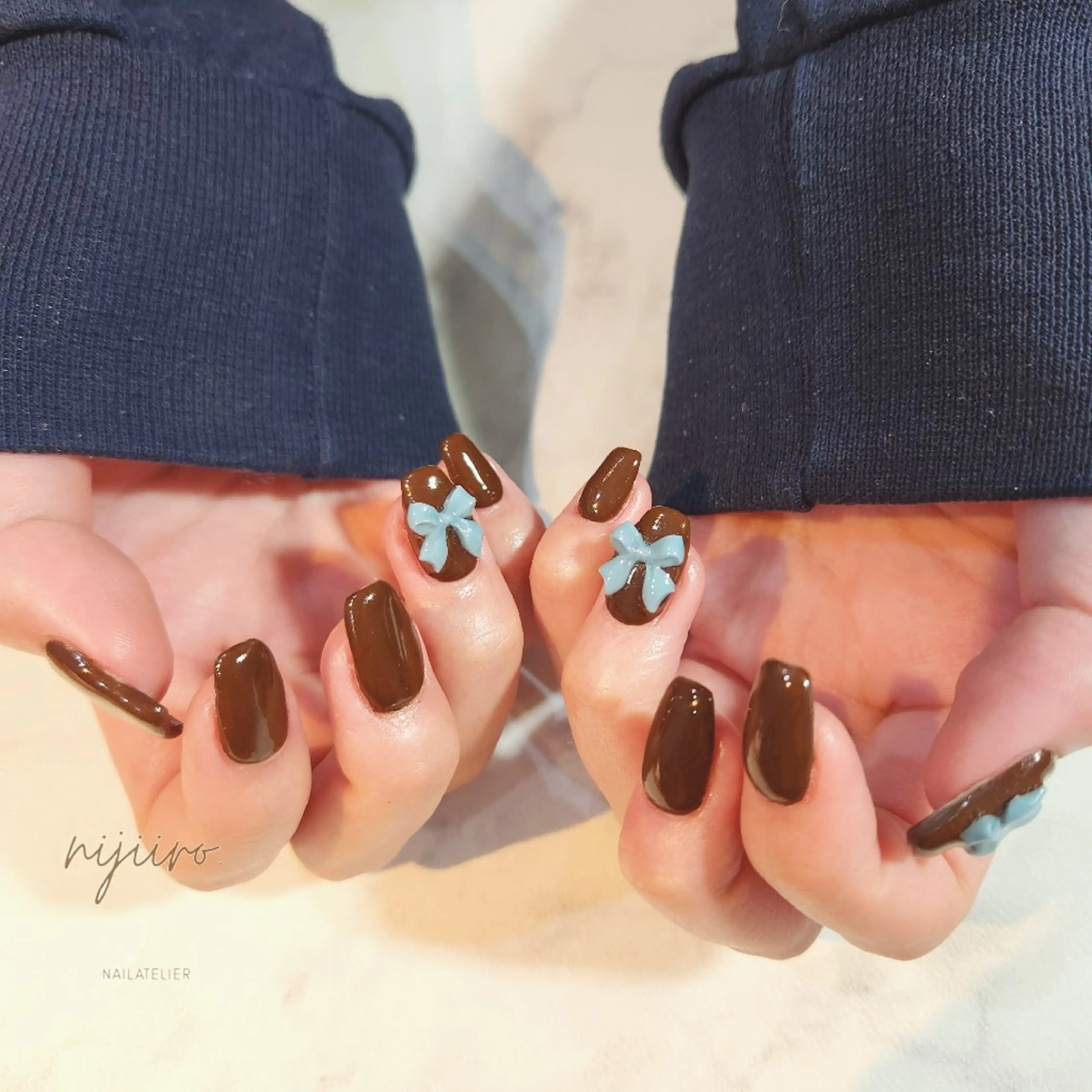ネイル ハンドネイル nailatelier nijiiro.所属・nijiiro🌈 サトウのネイルデザイン