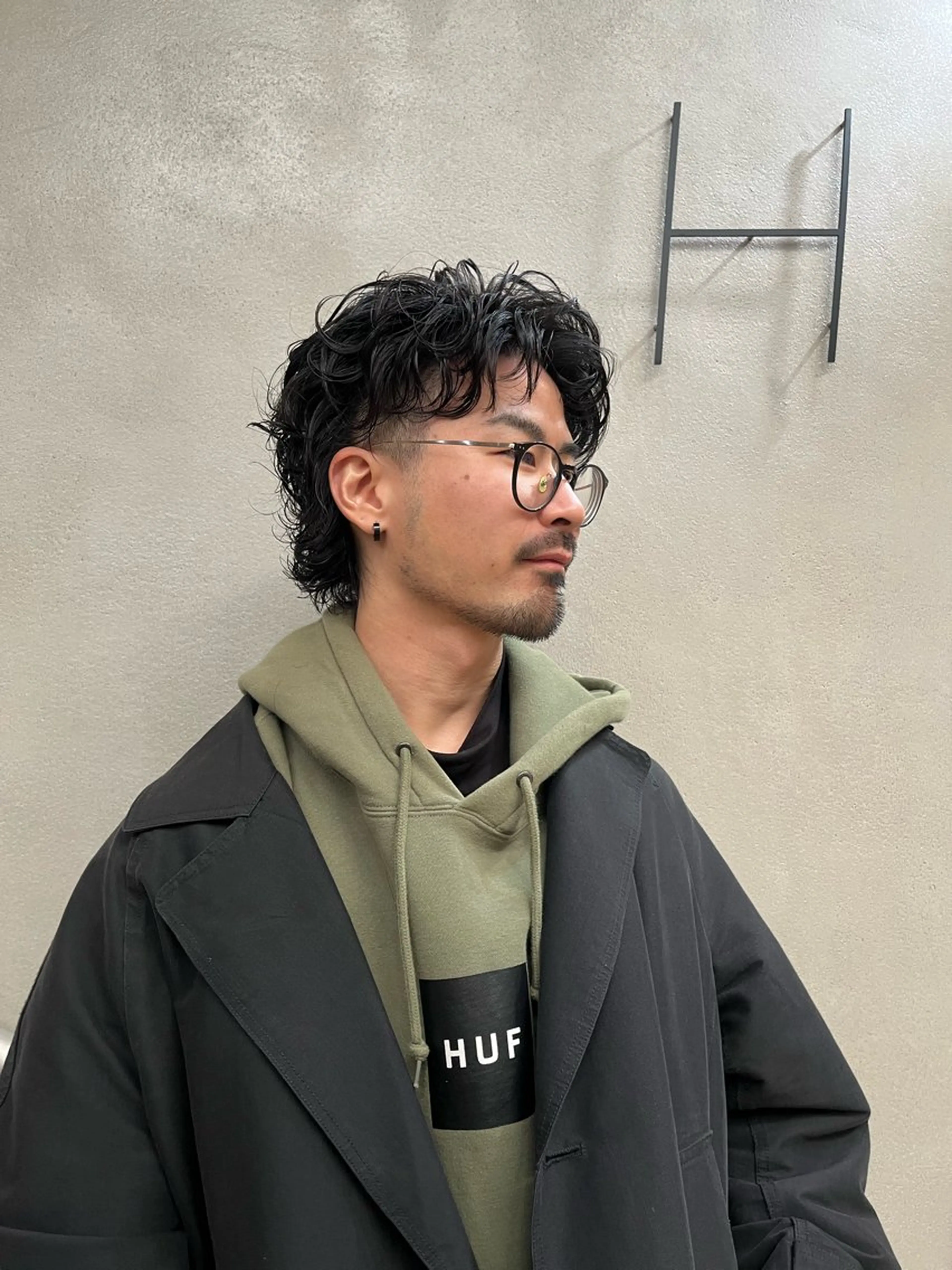 ショート パーマ メンズ 佐藤 永夏のヘアスタイル