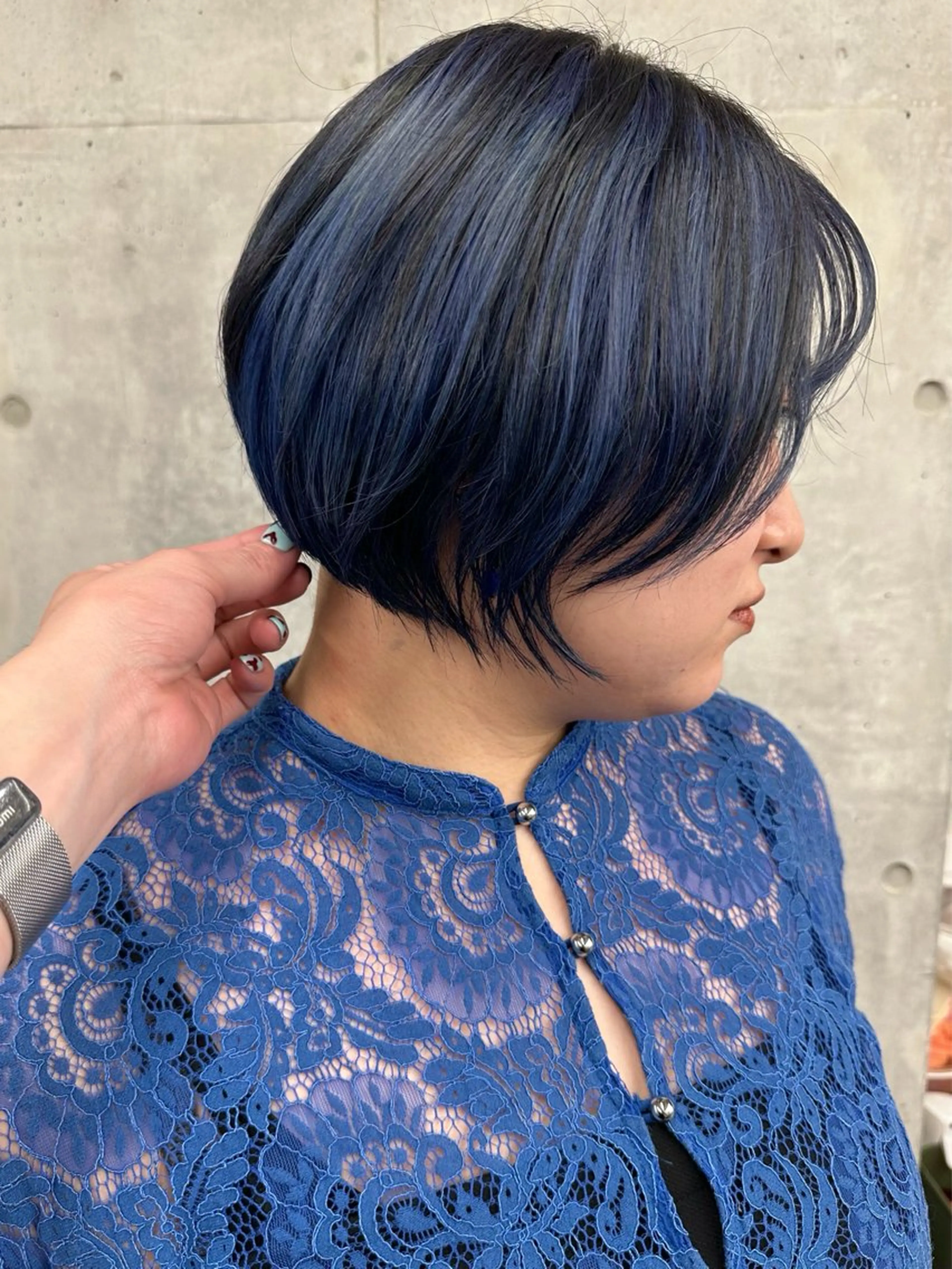 ショート カラー カット ヘッドスパ 小顔ボブ/お悩み解決 /ボブパーマ/とういのヘアスタイル