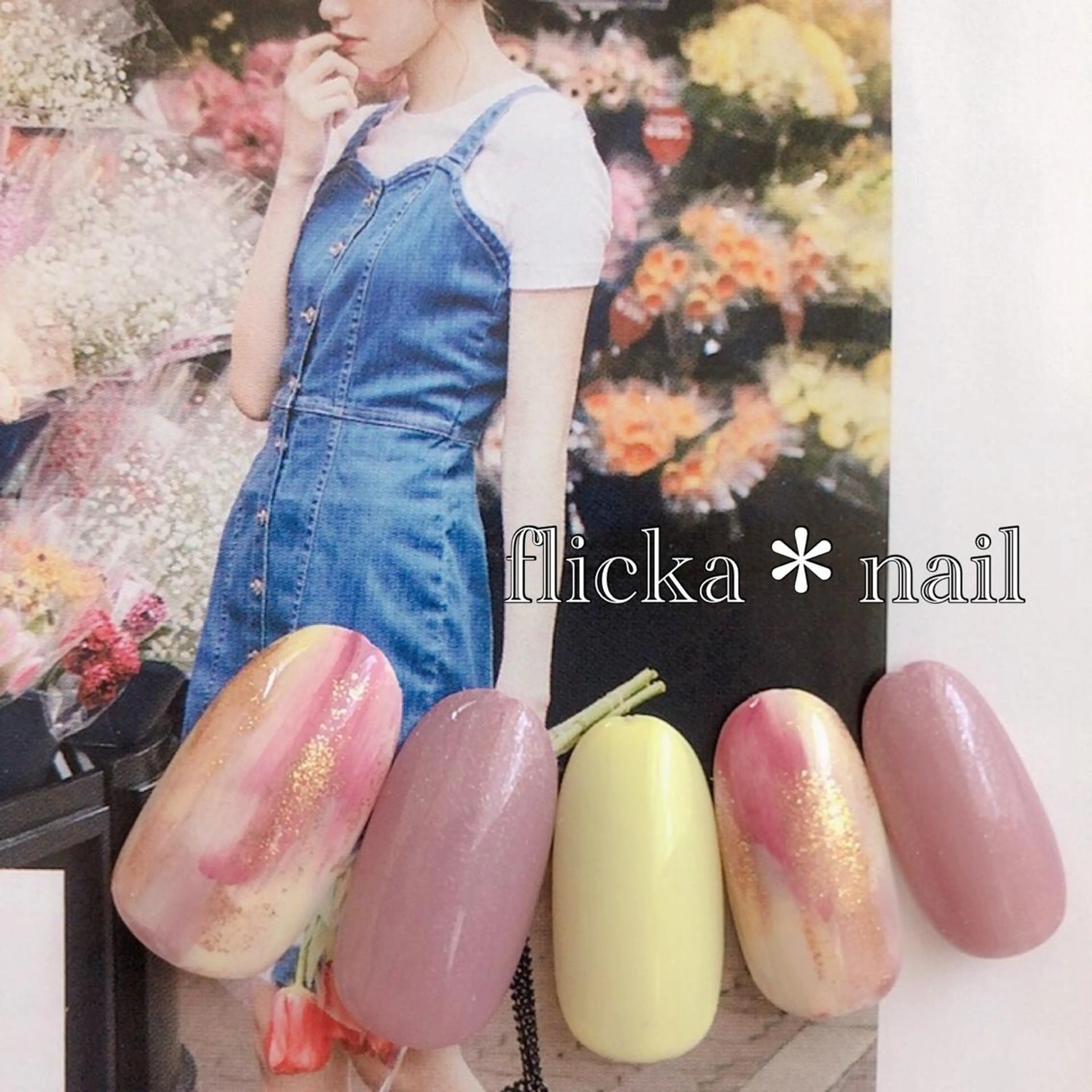 ネイル 大理石ネイル(マーブル) ハンドネイル flicka＊nail所属・flicka* nailのネイルデザイン