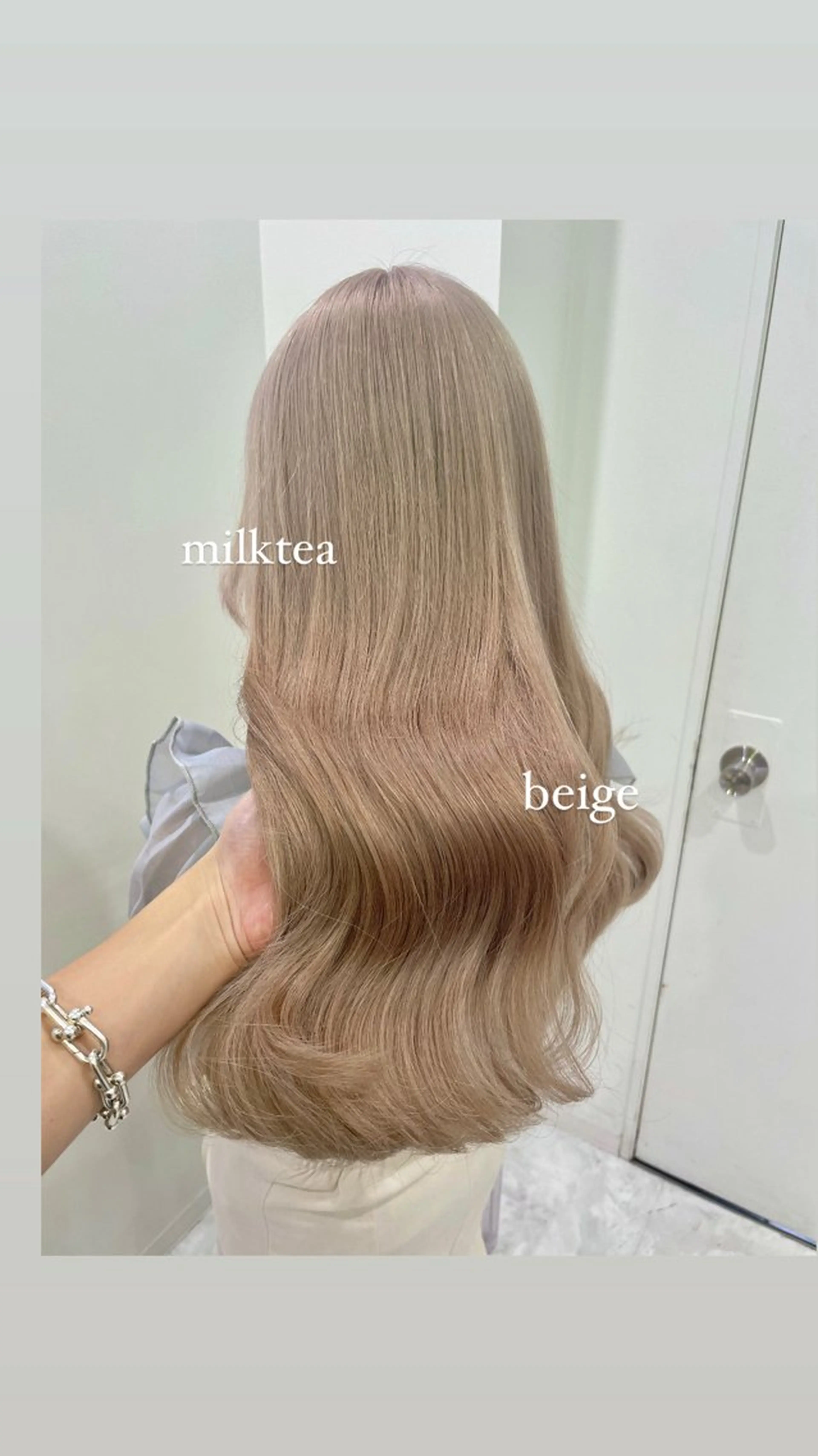 ロング カラー ヘアカラー ダメージレスハイ トーン💖kanonのヘアスタイル