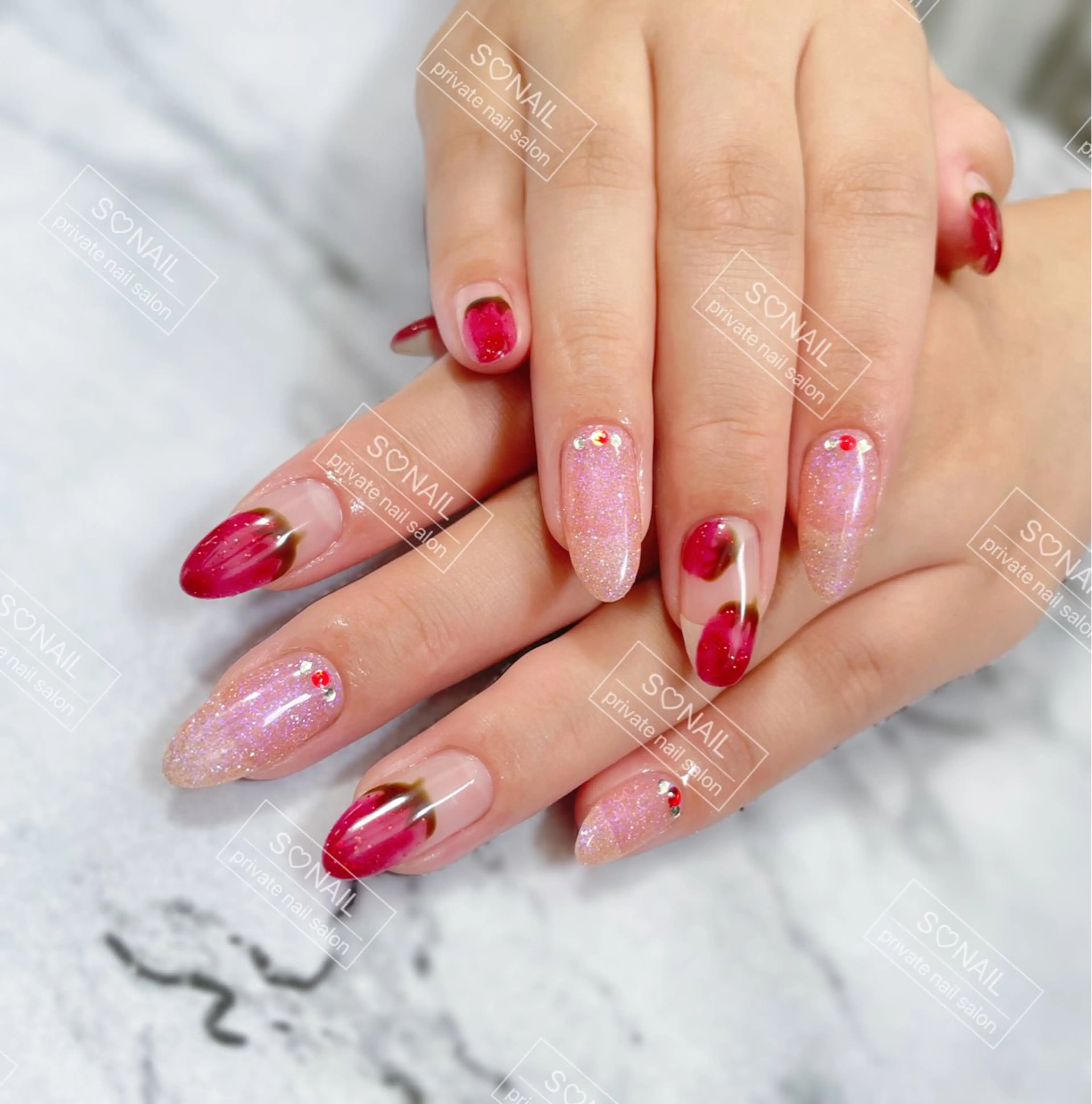 ネイル ハンドネイル S♡NAIL所属・S.NAIL Suuのネイルデザイン