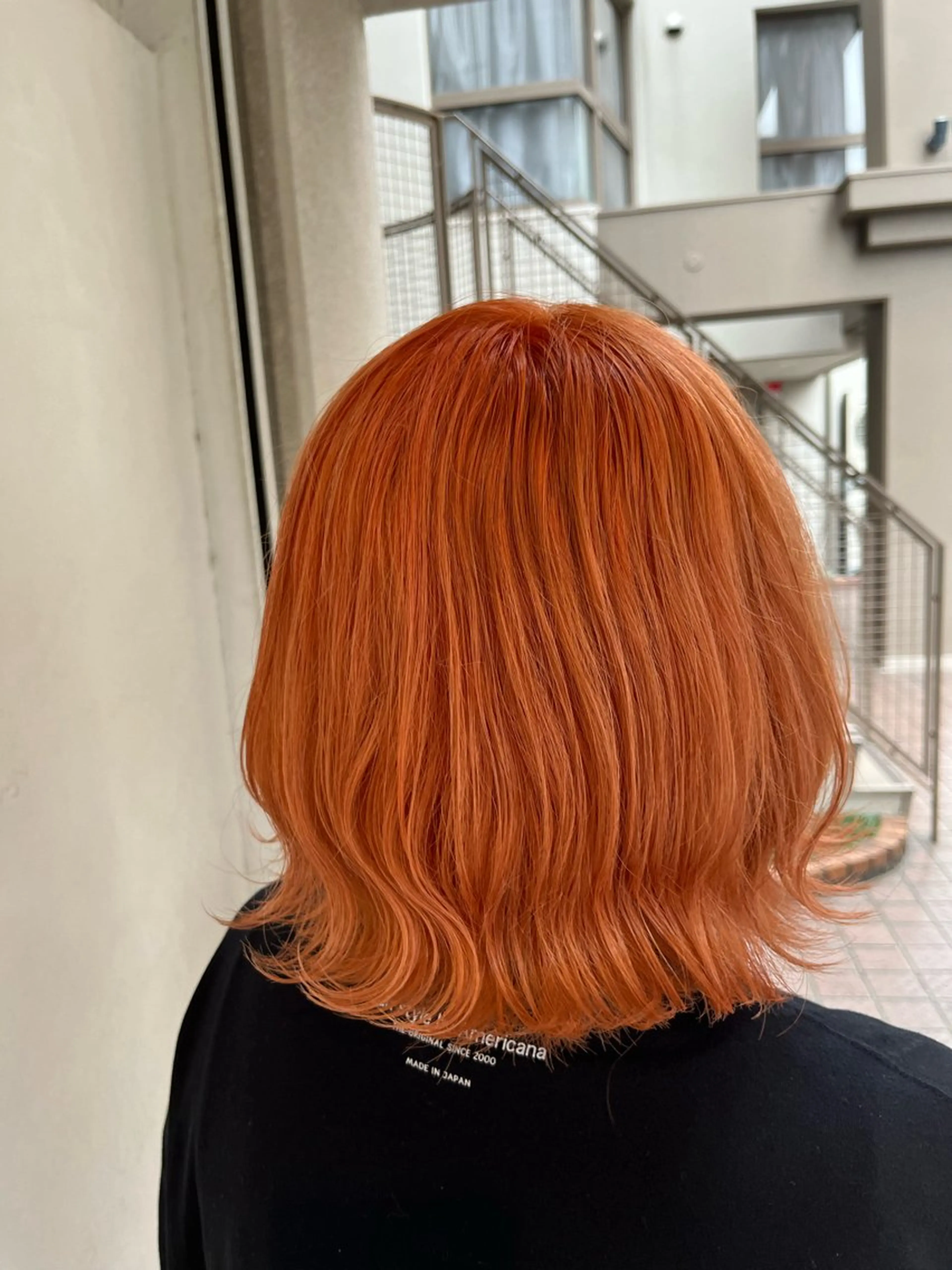 ミディアム カラー ブリーチ 艶髪ブリーチ/レイヤ ー/竹本幸希のヘアスタイル