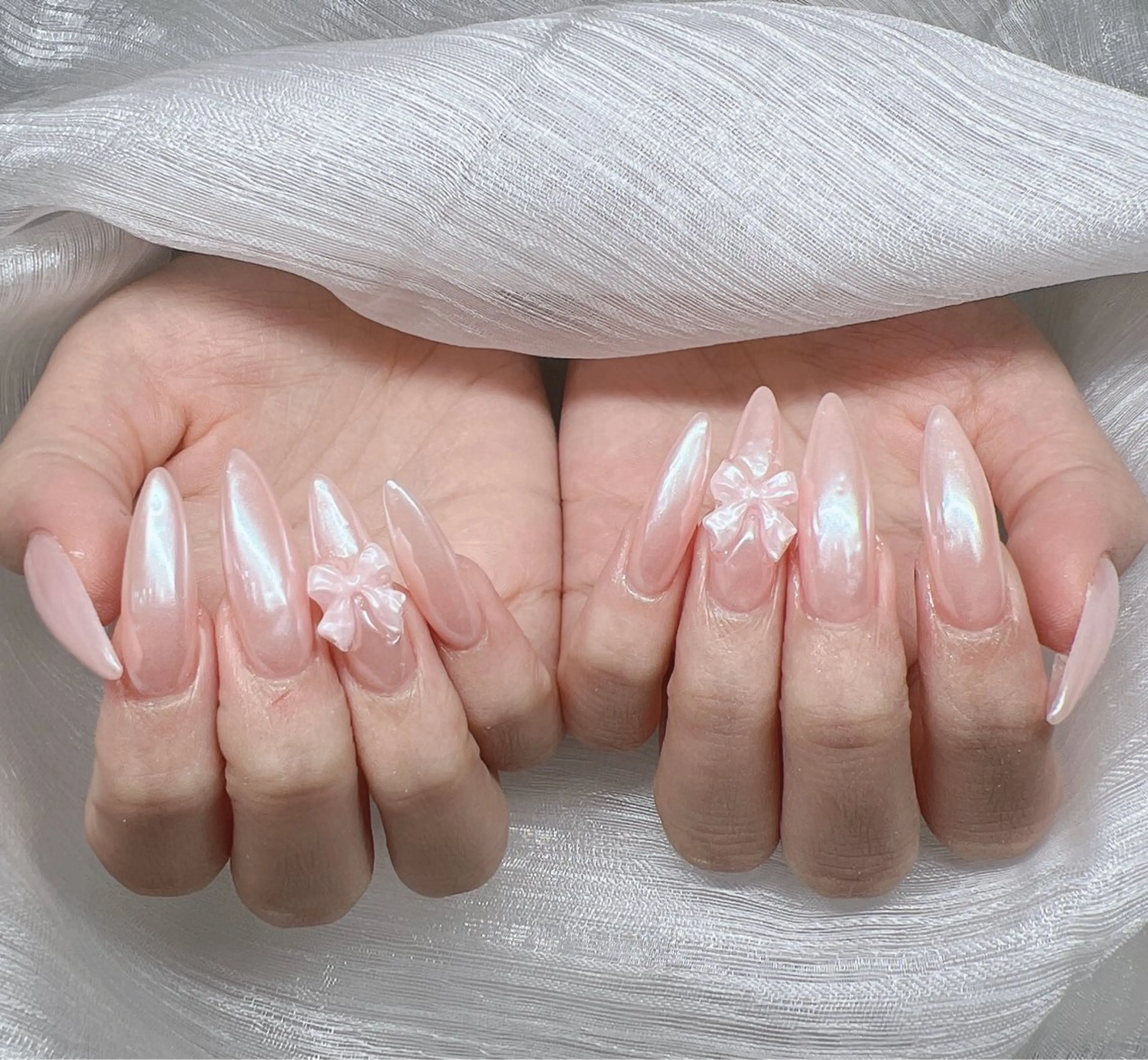 ネイル ハンドネイル Lee Nails チップ長さだし専門店のネイルデザイン