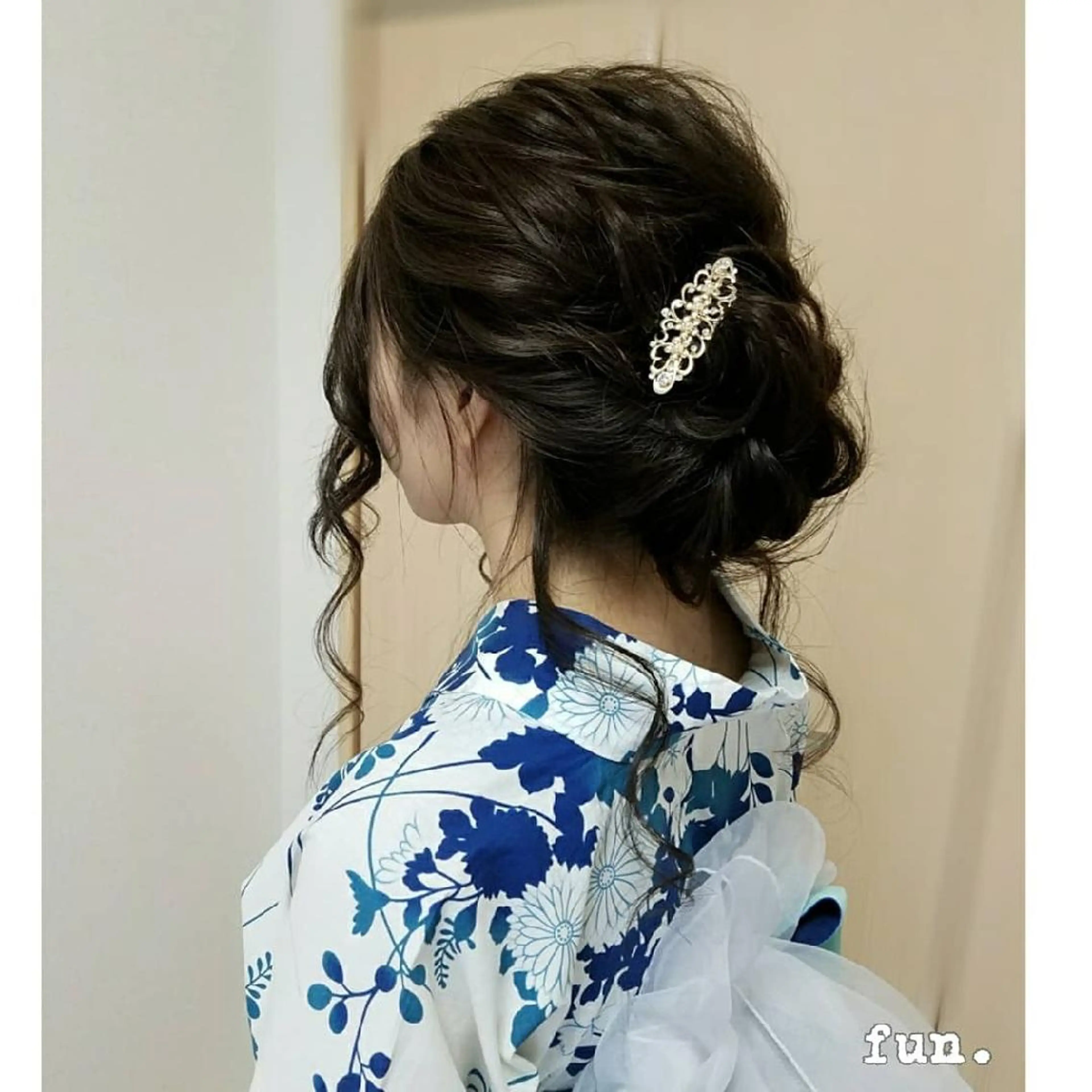 セミロング ヘアアレンジ fun./ヘアセット /エクステ/着付のその他イメージ