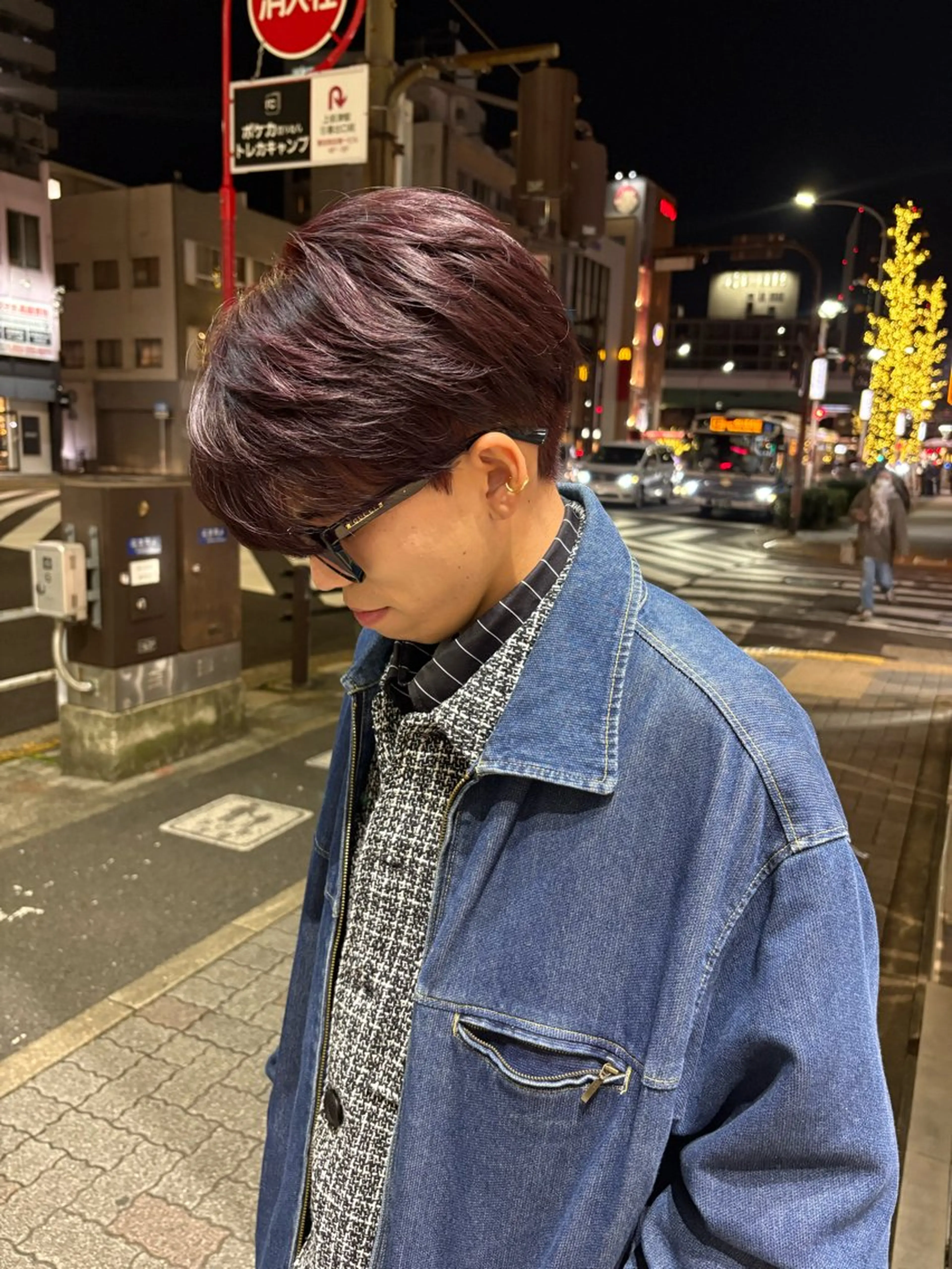 ショート ヘアカラー パーマ/カラーモデル ななほのヘアスタイル