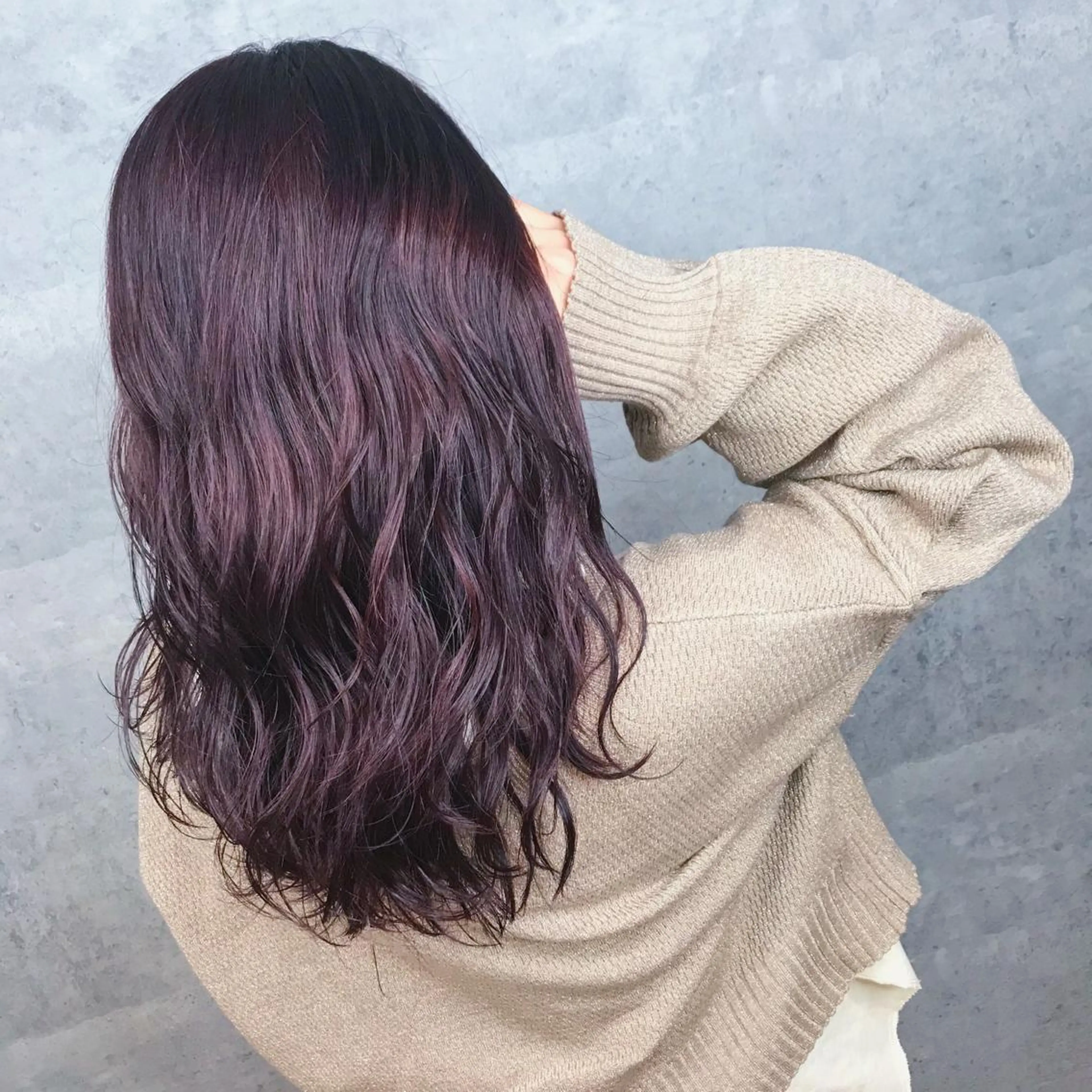 セミロング カラー アンダーバーホワイト_WHITE所属・_WHITE芝本 賢吾【天王寺店】のヘアスタイル