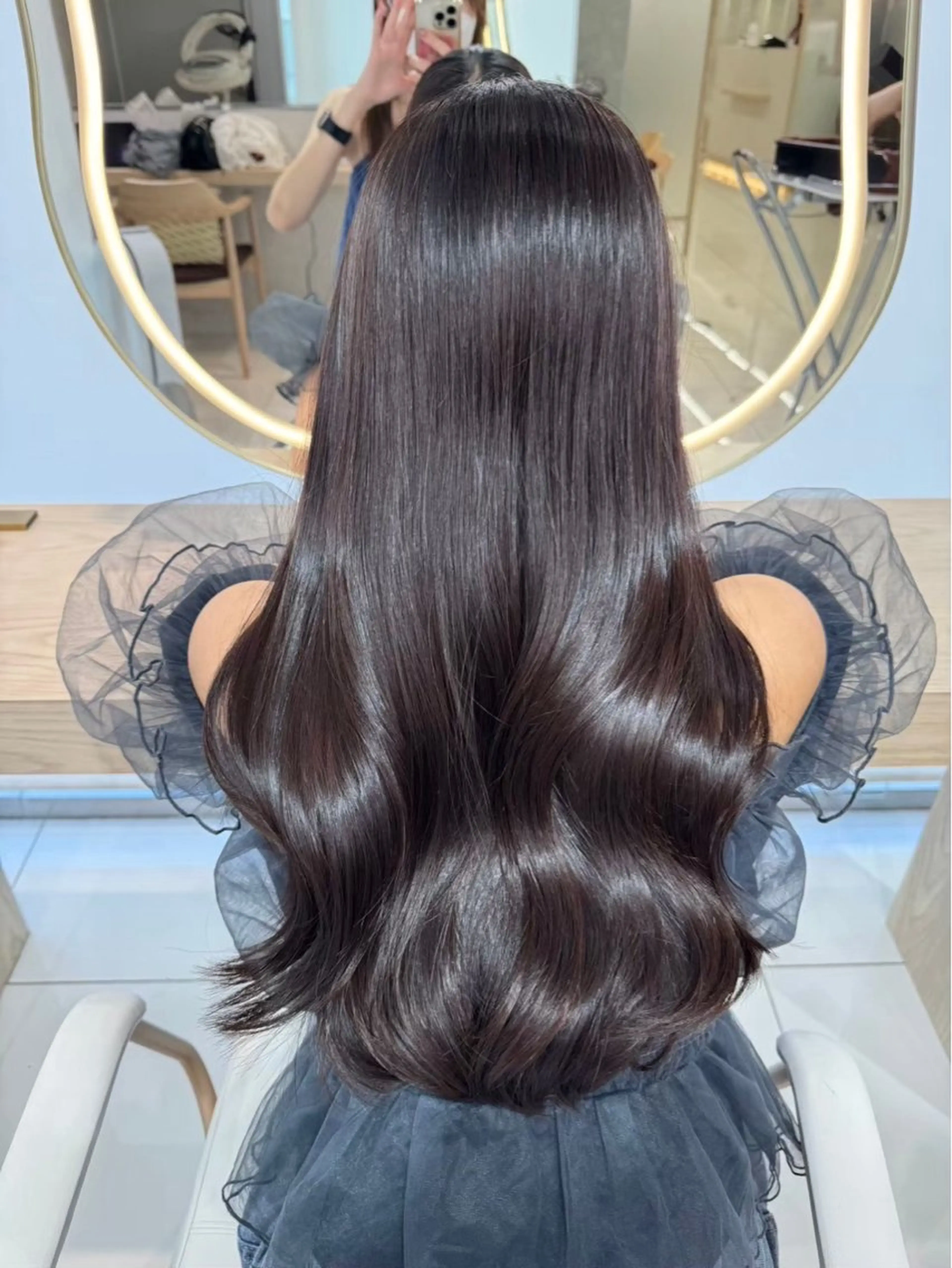 ロング カラー ヘアカラー 🫧透明感 × 艶髪カラー🫧このかのヘアスタイル