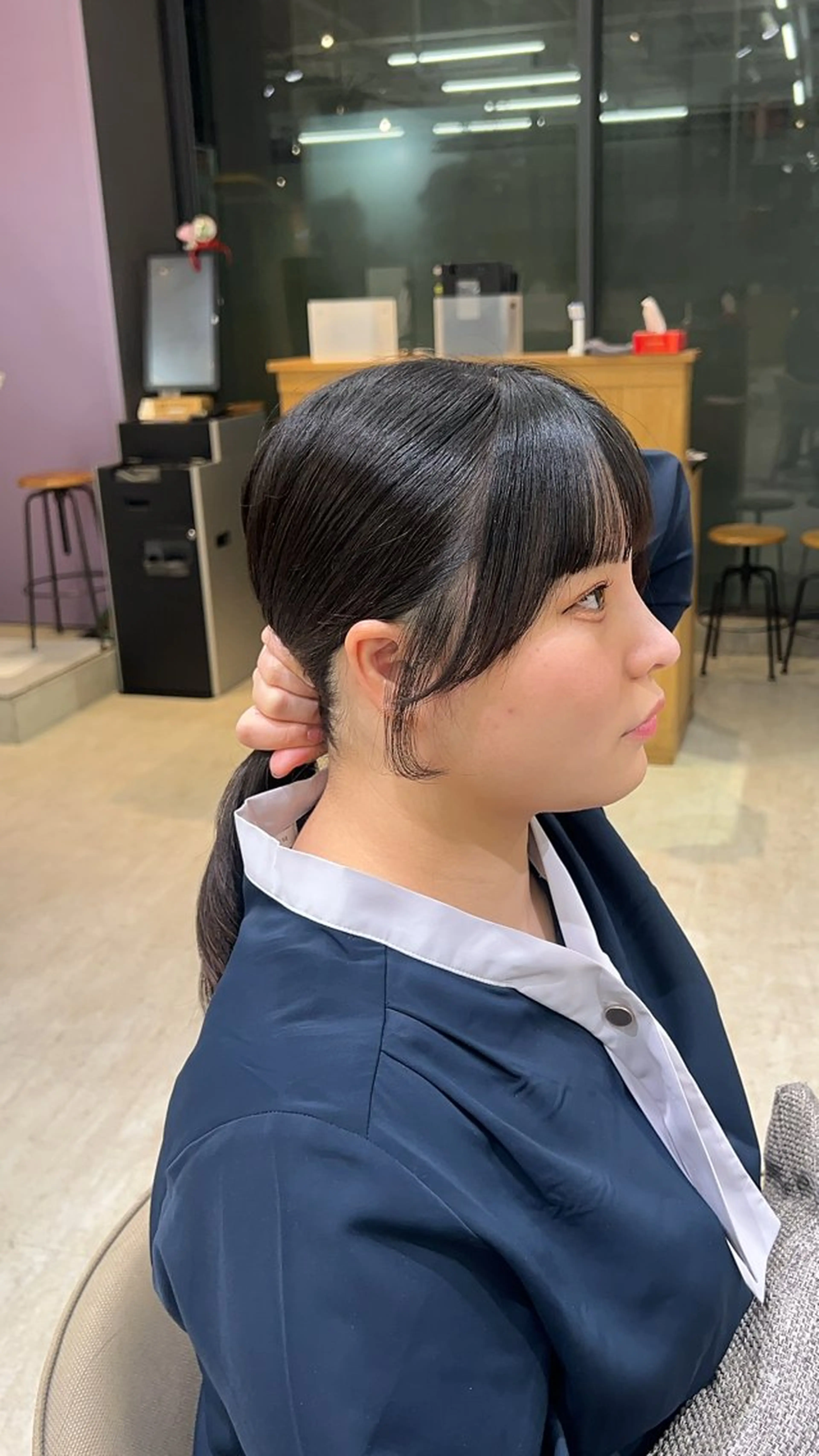 ミディアム カット VIEW Tokyo所属・🎀ミディアムボブ/ 縮毛矯正/ひかりのヘアスタイル
