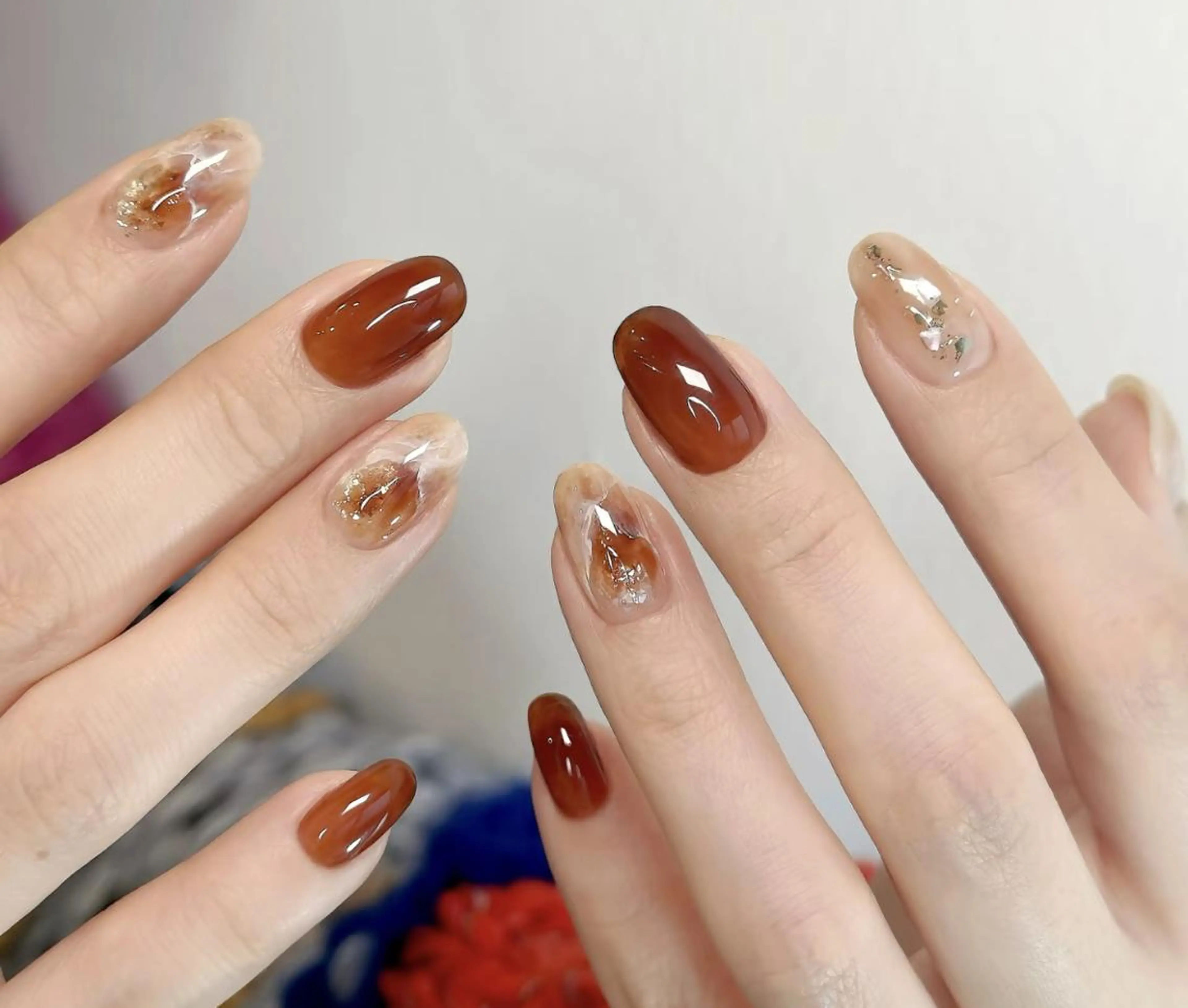 ネイル ハンドネイル ハンドケア 🍑 momo_nailのネイルデザイン