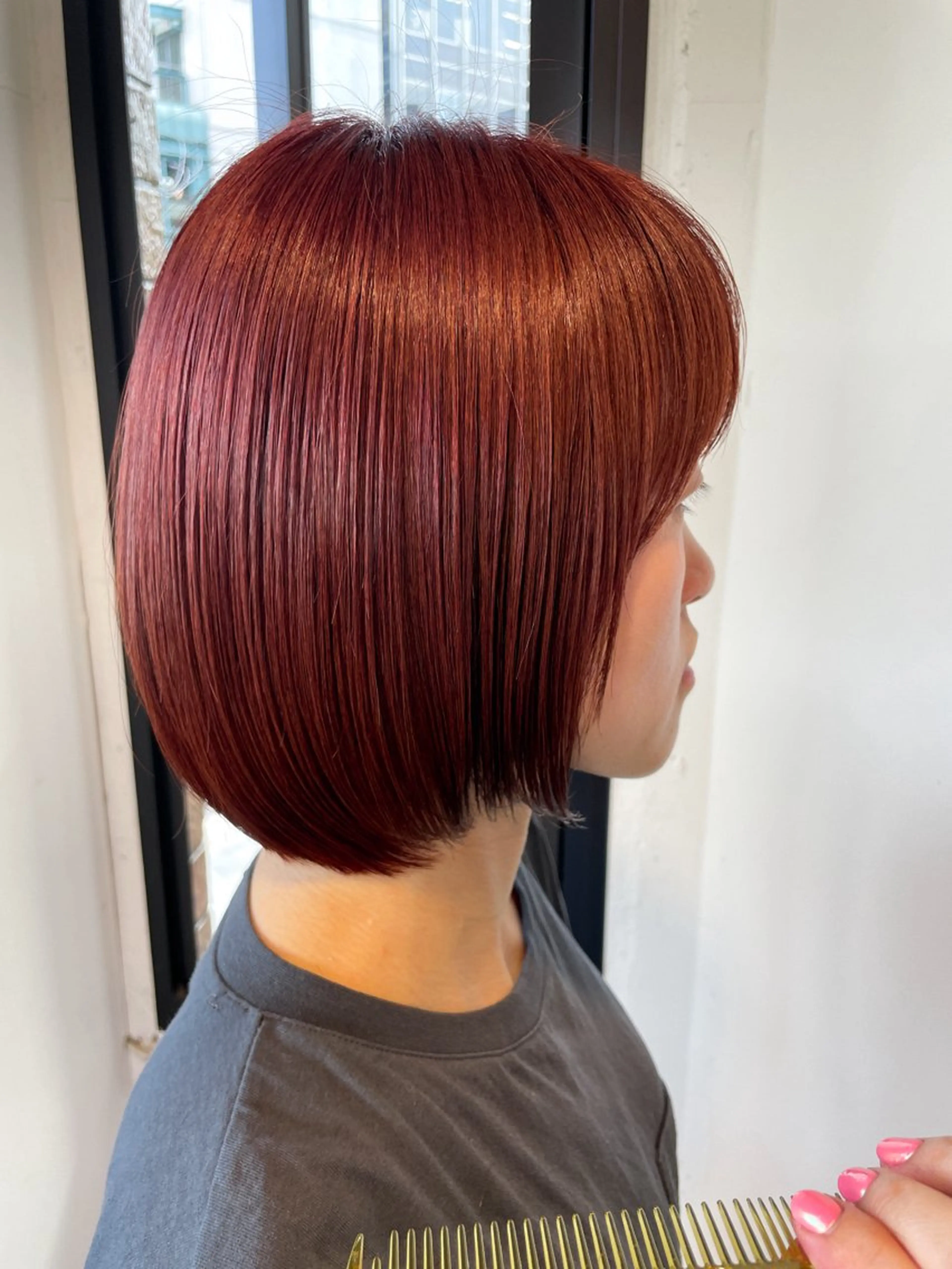 ミディアム カラー ダブルカラー イルミナカラー 似合わせヘア🤍 面田法子のヘアスタイル