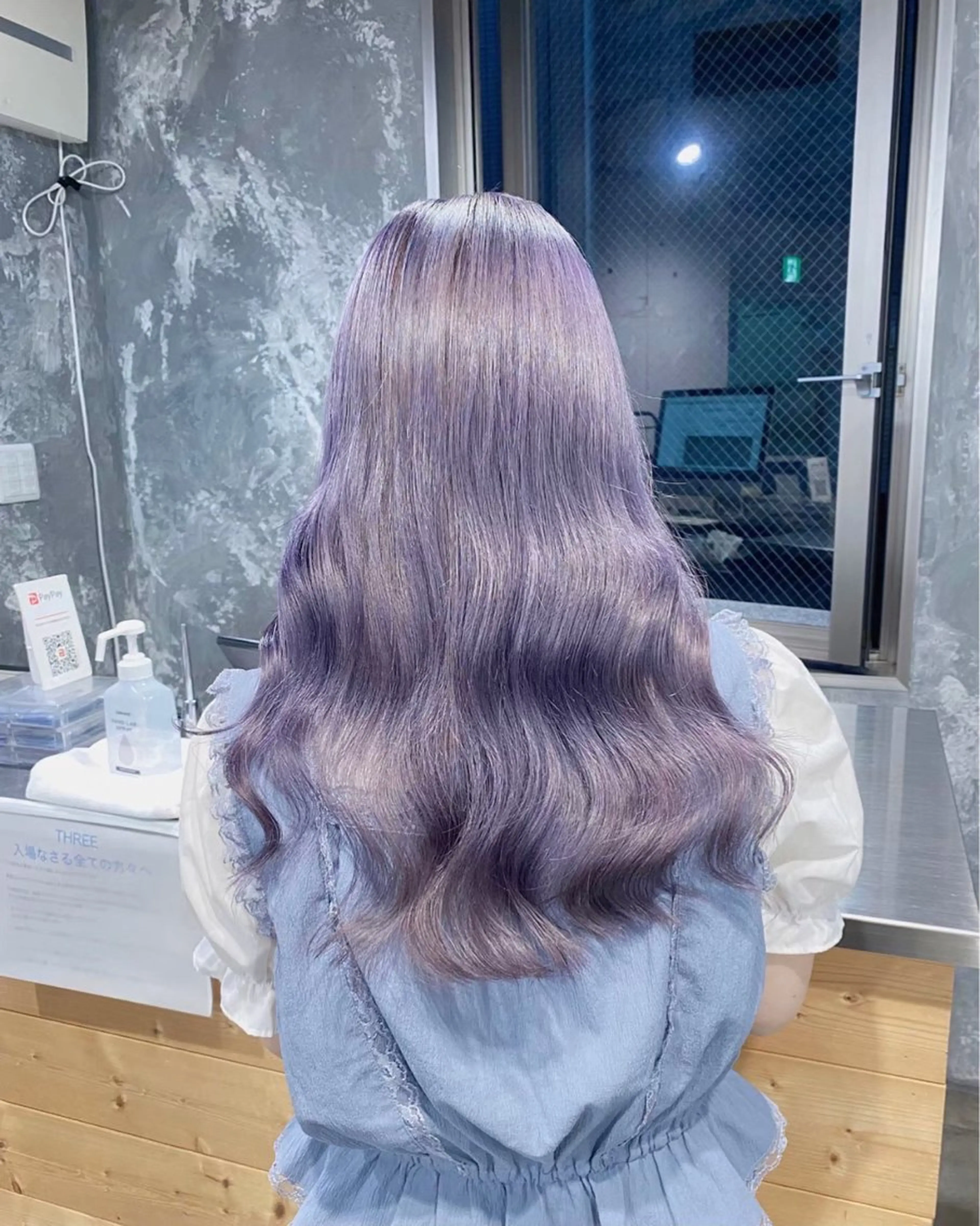 ロング 韓国風カラー 髪質改善 韓国風ヘア トリートメント ヘアカラー トリートメント ヘッドスパ ヘアセット ❤︎ワンホンガーリー なハイトーンヘア❤︎のヘアスタイル