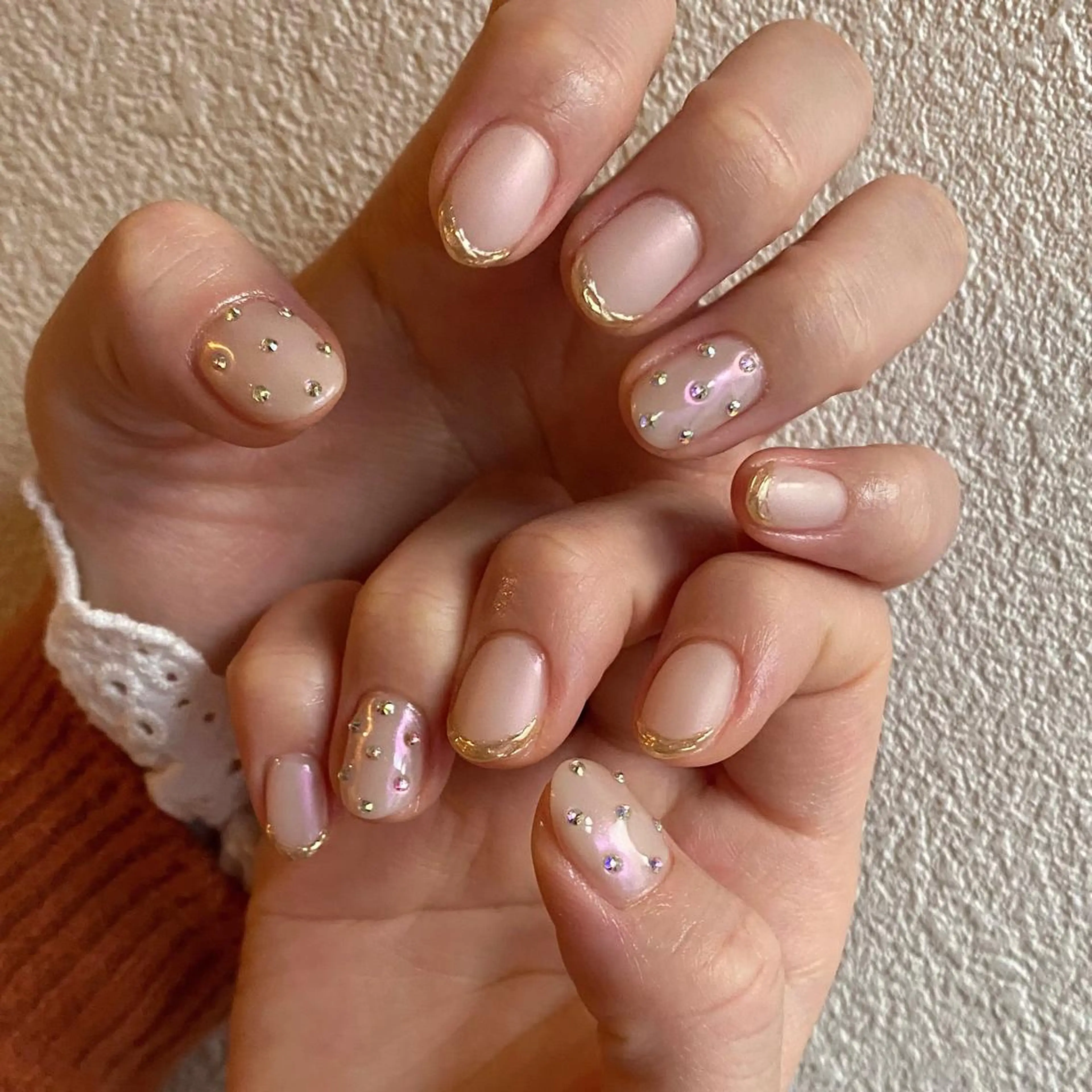 ネイル オーロラネイル lcoco nailのネイルデザイン