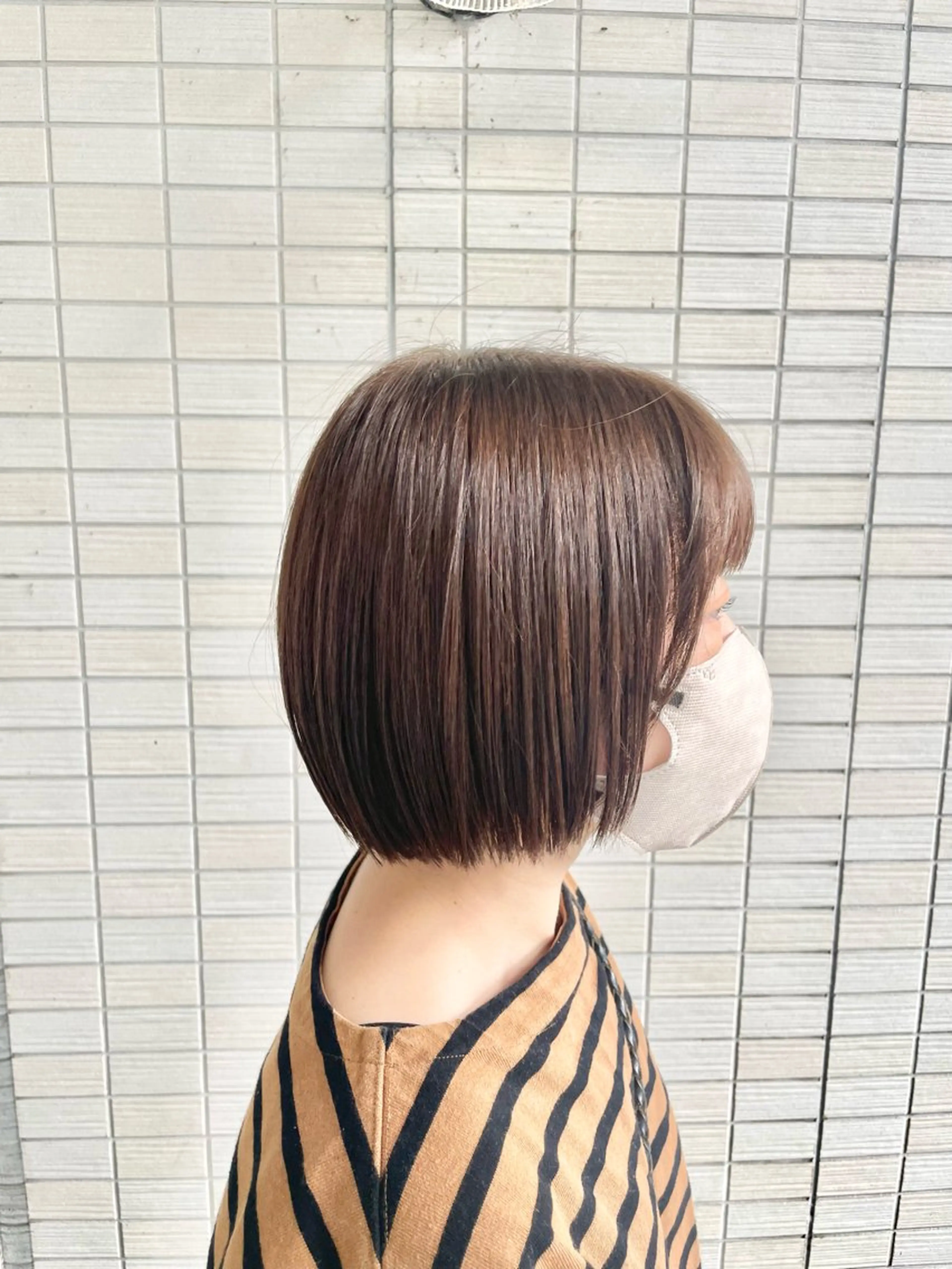 ショート 立川・くびれミディ 旬なデザインカラーのヘアスタイル