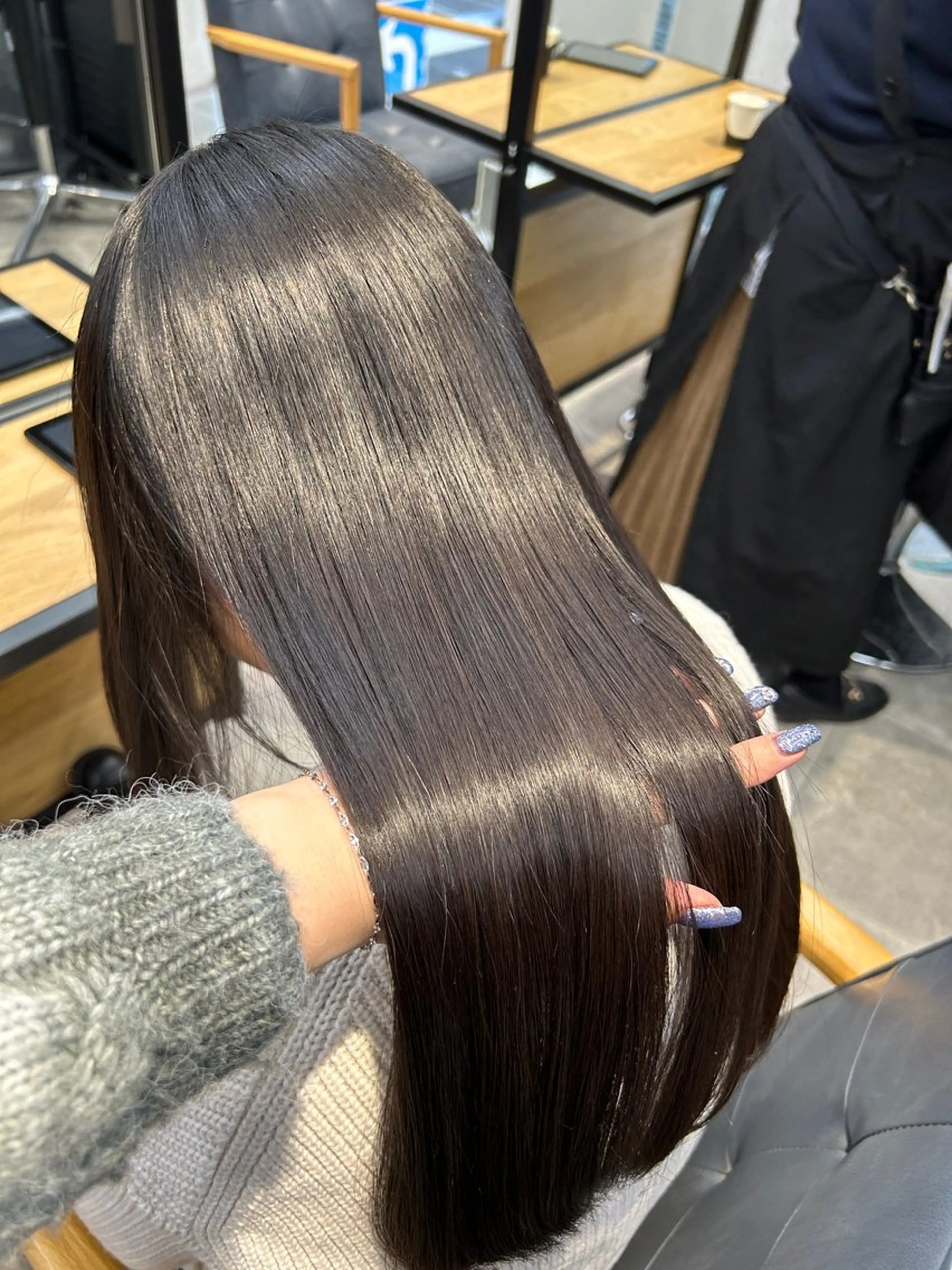 ロング トリートメント newi梅田🫧韓国 ヘア🫧sakiのヘアスタイル