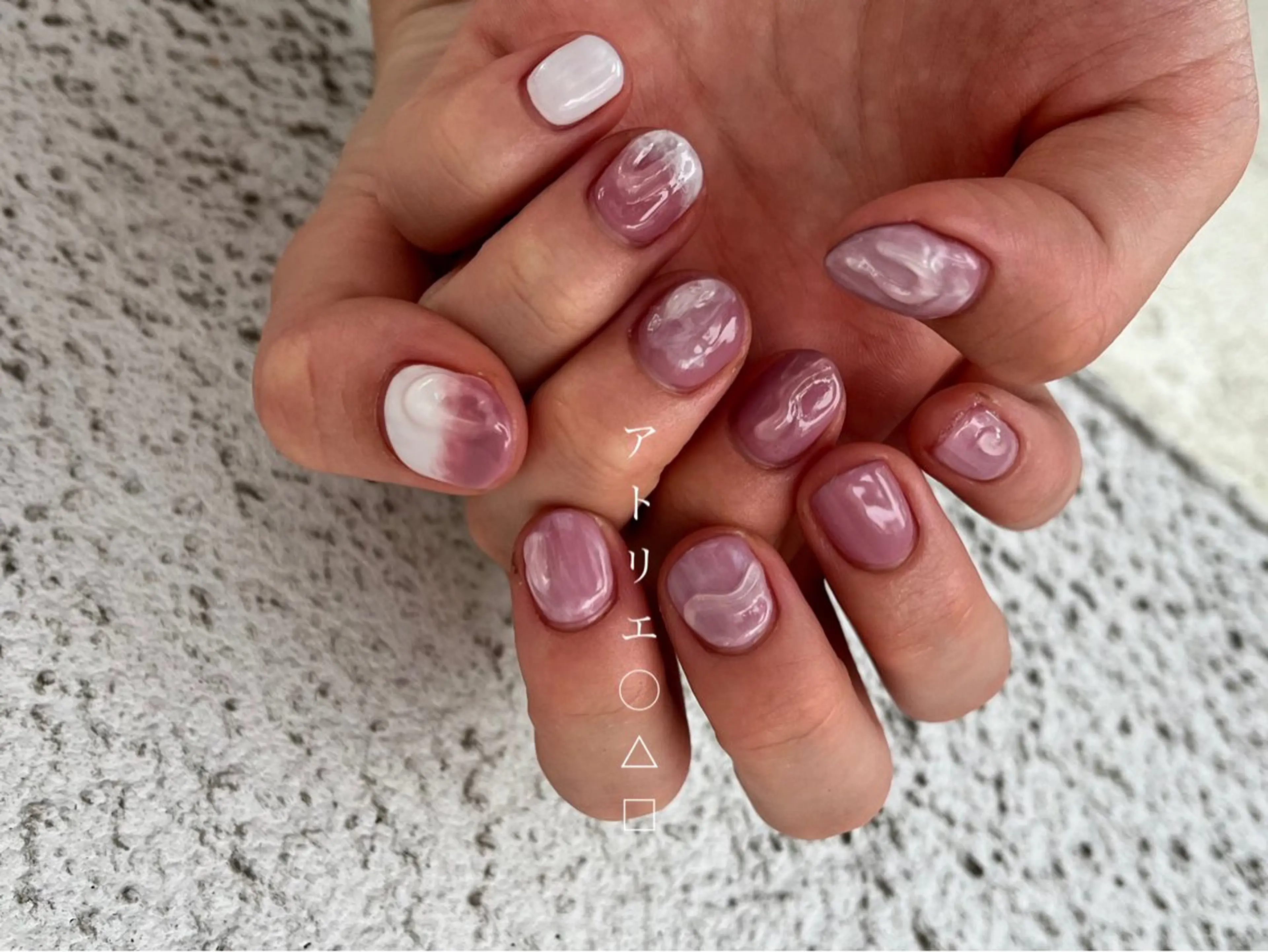 ネイル ハンドネイル アトリエ ○△□のネイルデザイン