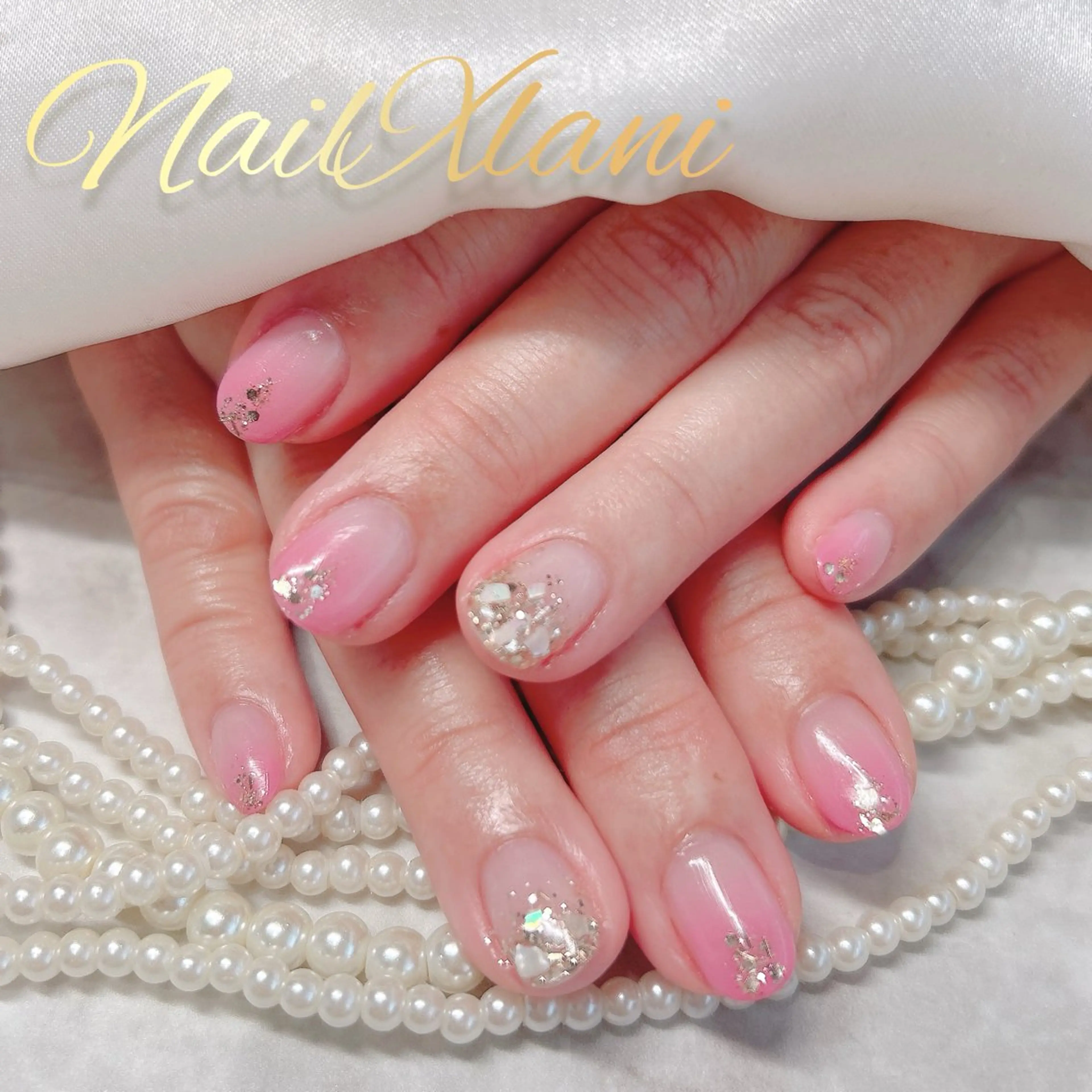 ネイル フットネイル ジェルネイル マグネットネイル パラジェル Nail×Lani 深爪矯正対応◎のネイルデザイン