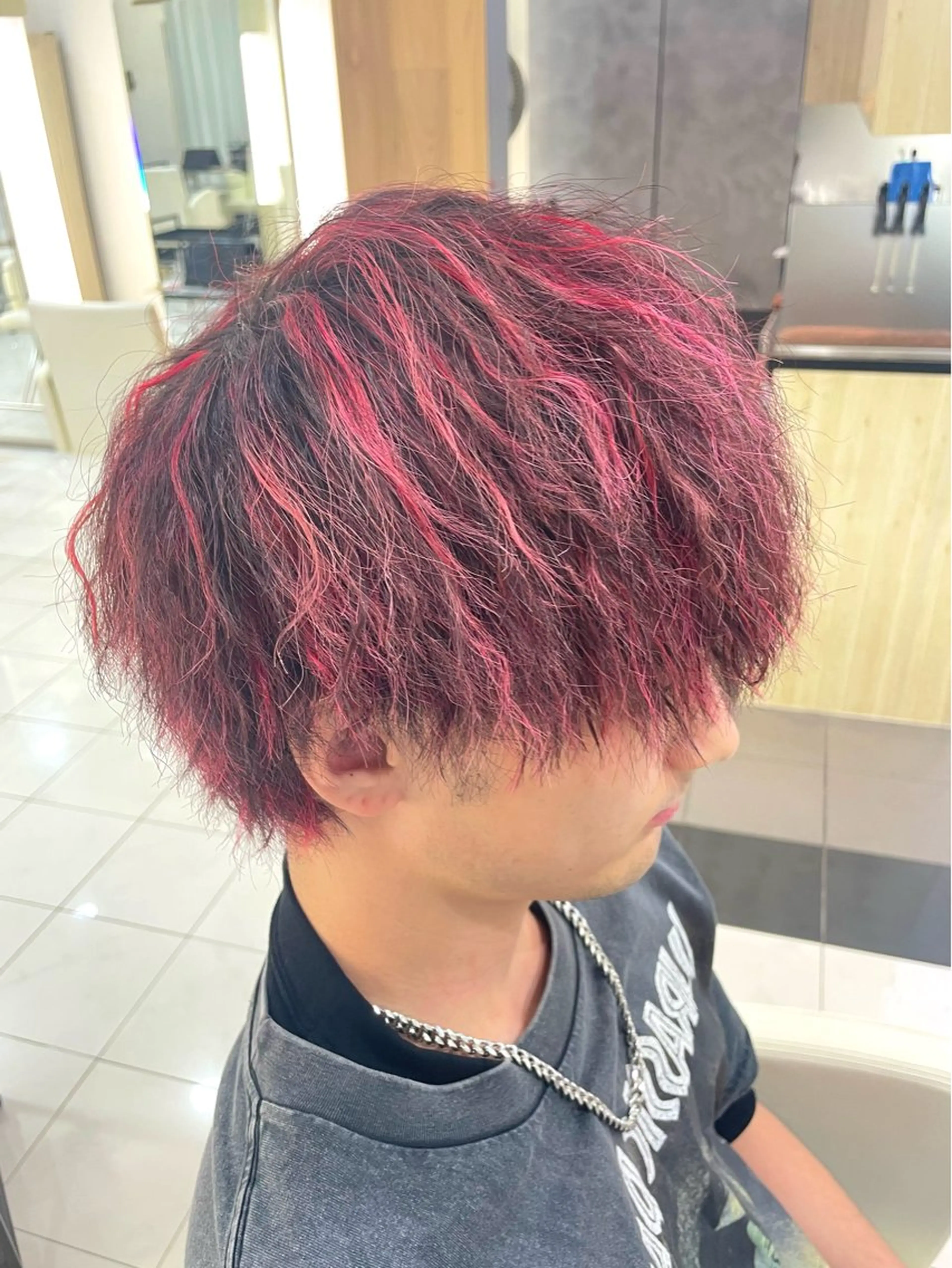 パーマ メンズ カット パーマ トリートメント 大宮｜メンズカット 似合わせカラー｜のヘアスタイル