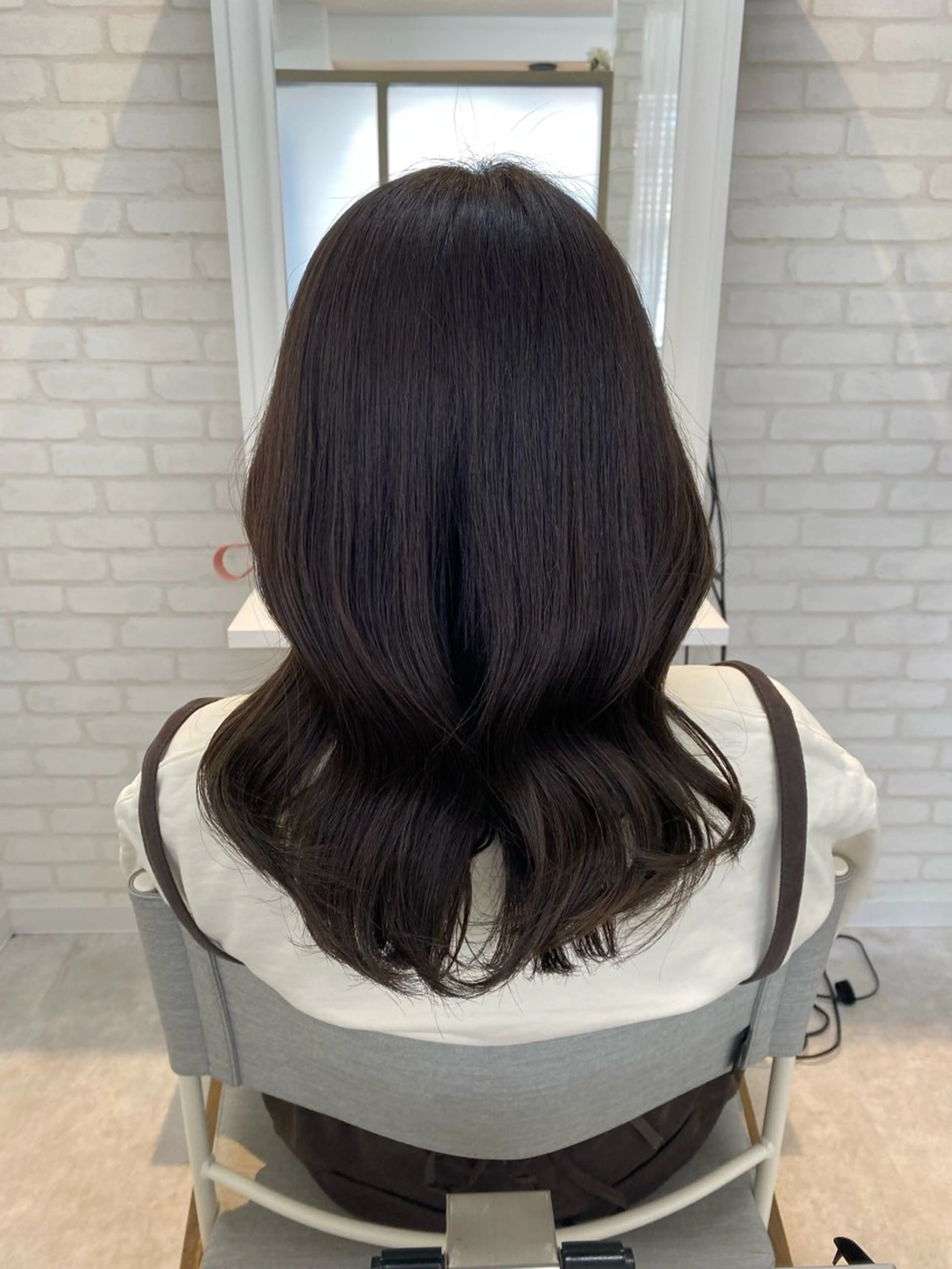 ミディアム アッシュ ヘアカラー トリートメント THETAふじみ野 野宮のヘアスタイル