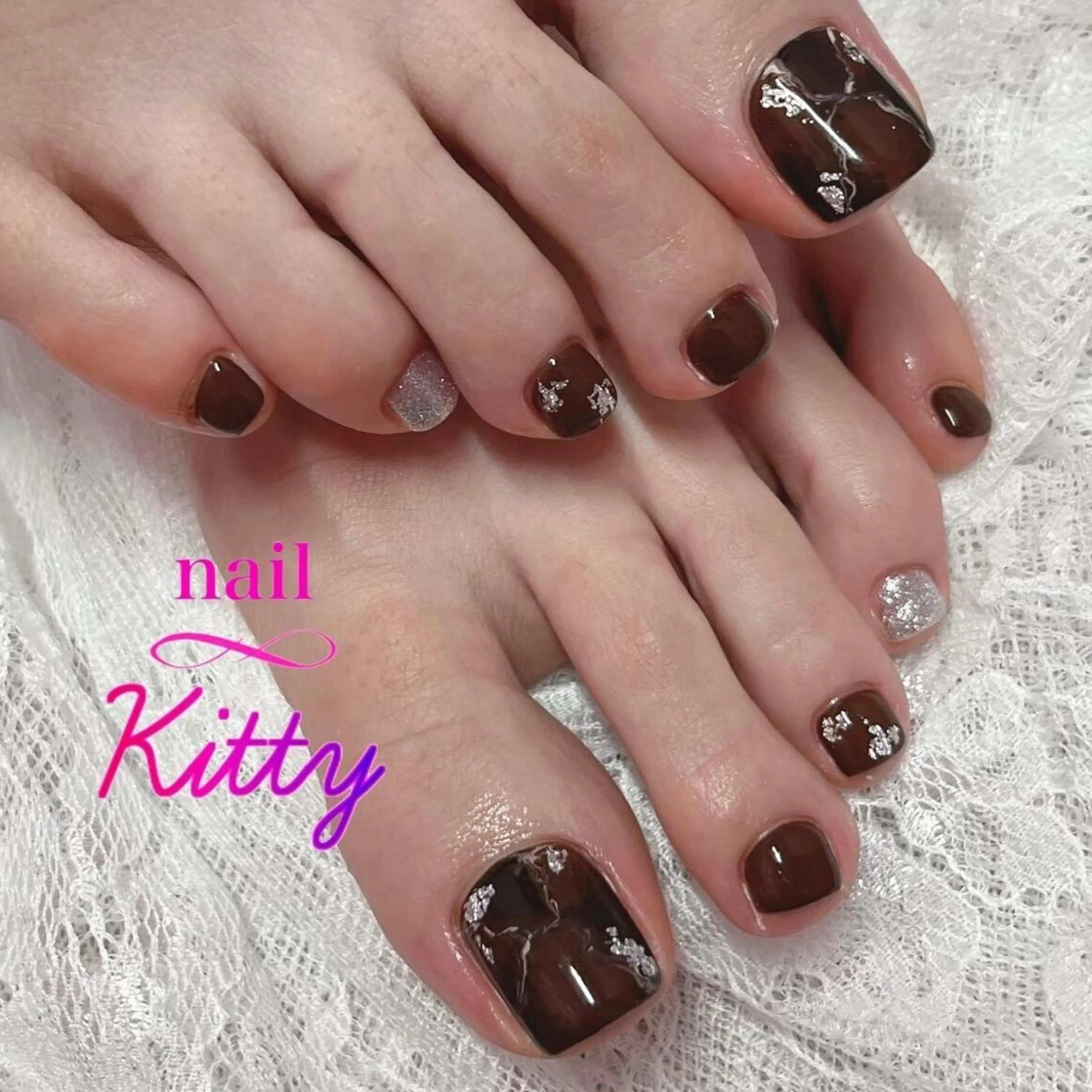 【オフなし】【フットジェル】持ち込みアートS☆ 90分 7500円からの写真