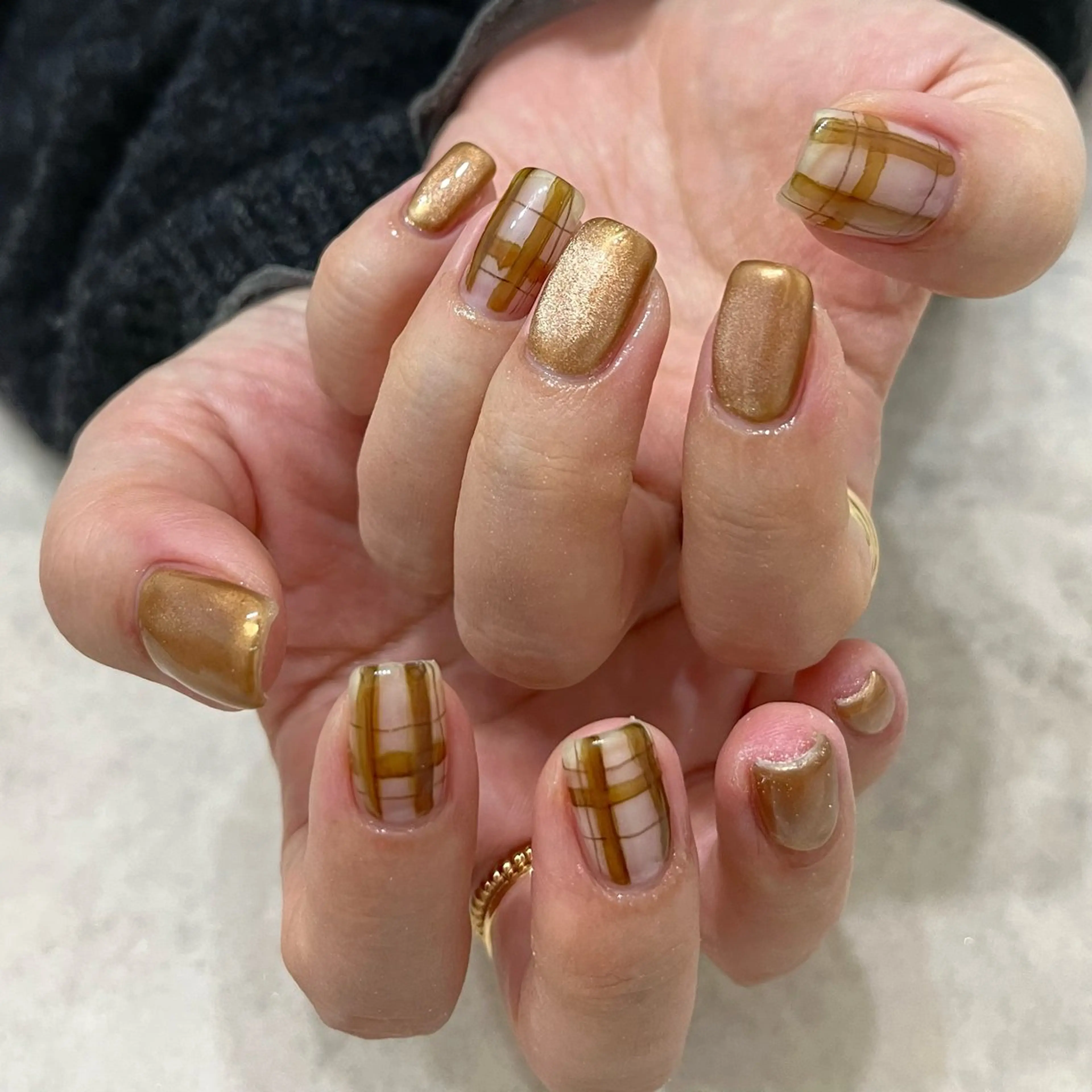 ネイル グリーン ハンドネイル nail salon O (en)所属・vegh. nail／阿波座のネイルデザイン