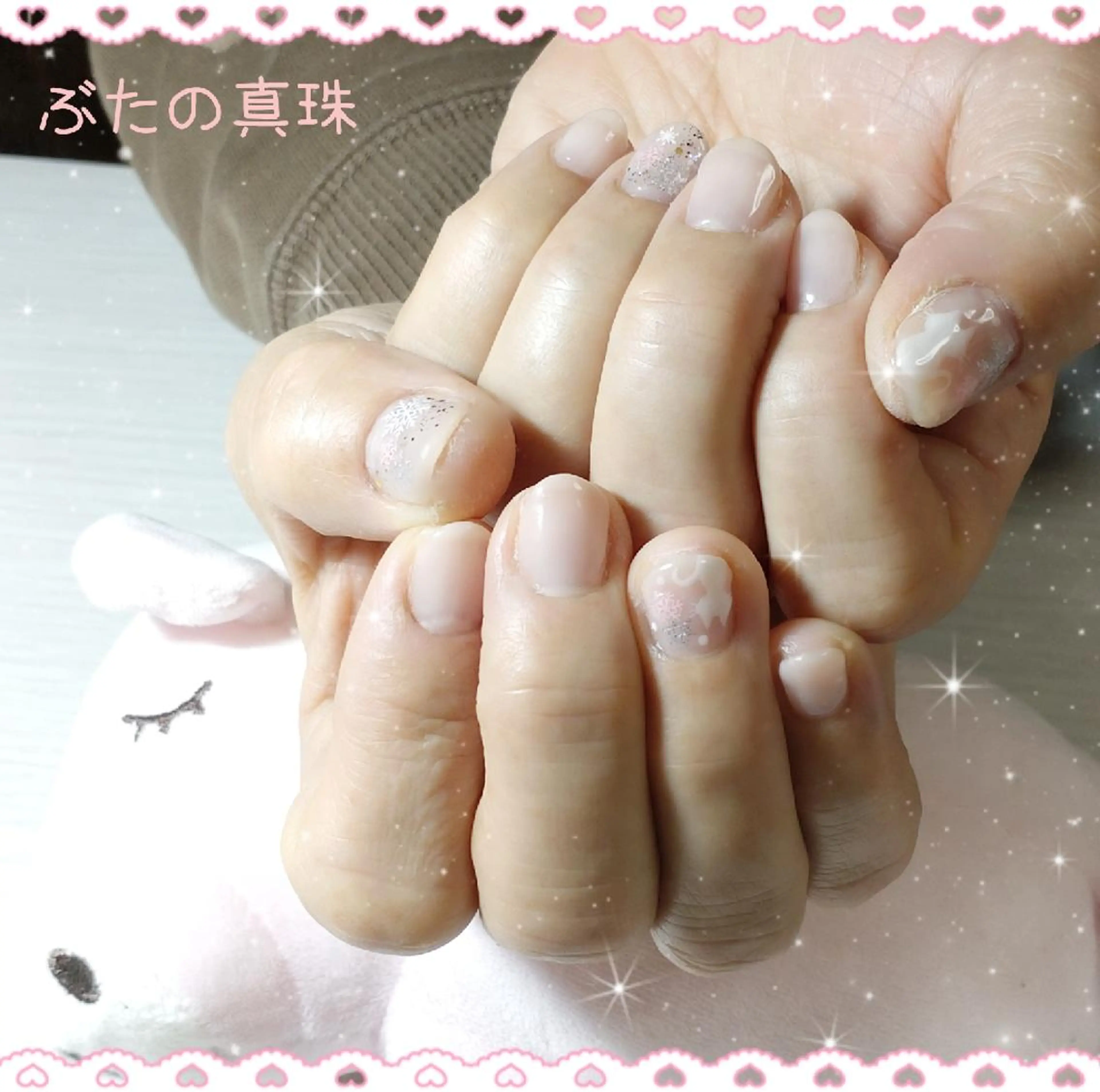 ネイル ハンドネイル 林 珠里のネイルデザイン