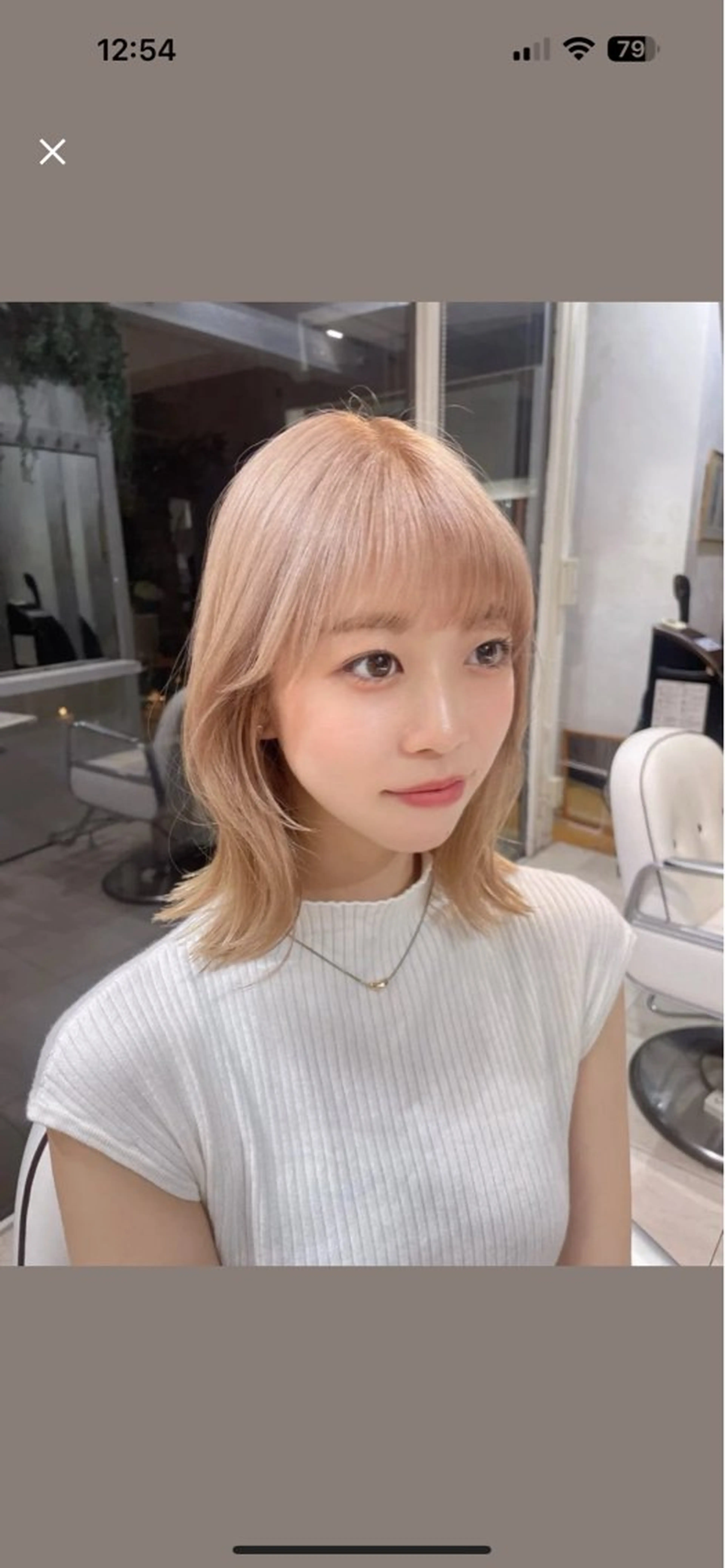 ミディアム カラー カット特化/似合わせ /なおき/表参道のヘアスタイル