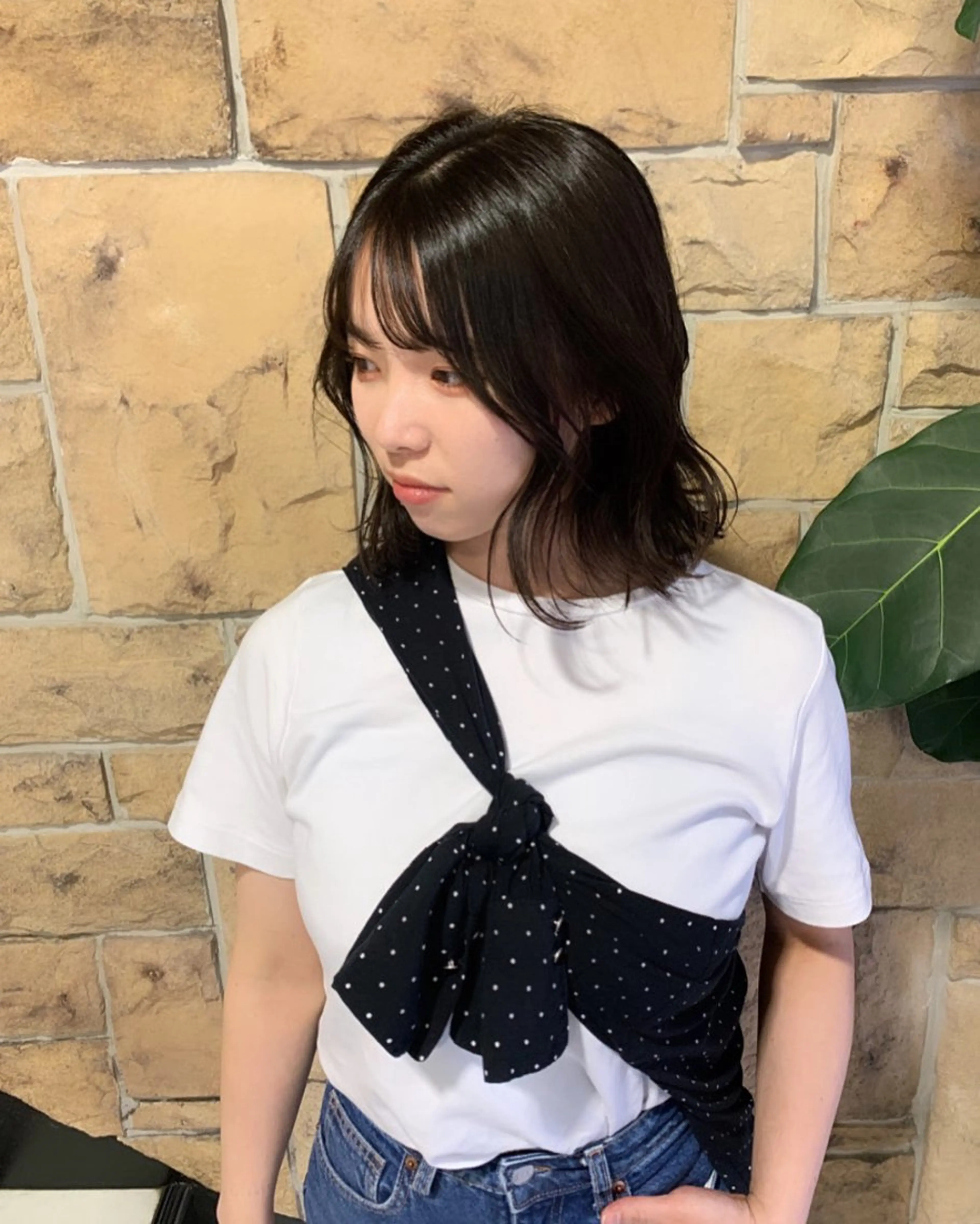 ミディアム カット 似合わせレイヤーカ ット　ʚɞ riiのヘアスタイル